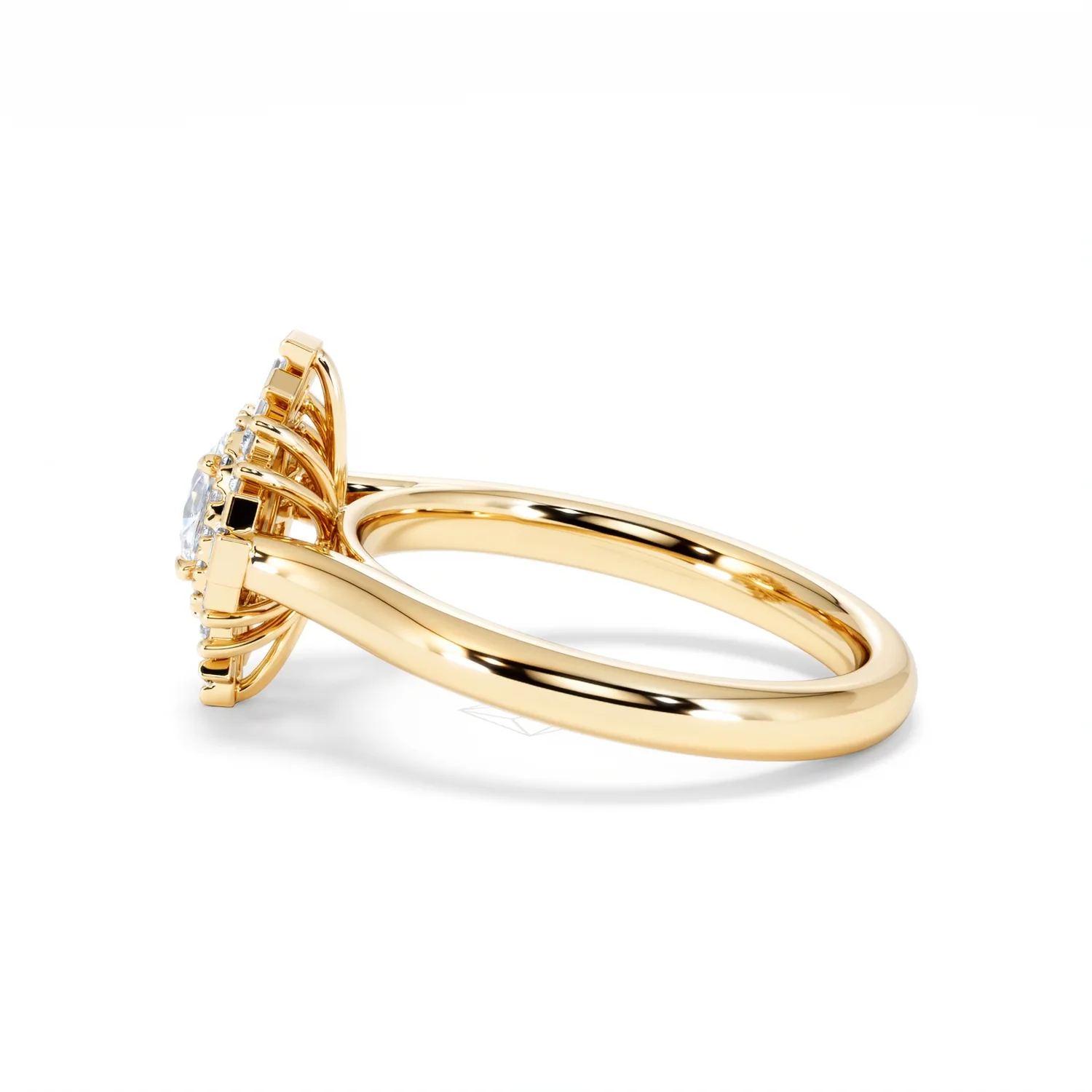 The Radiance Lab Diamond Ring 0.52ct H/SI Set in 18K Gold Vermeil - Image 68