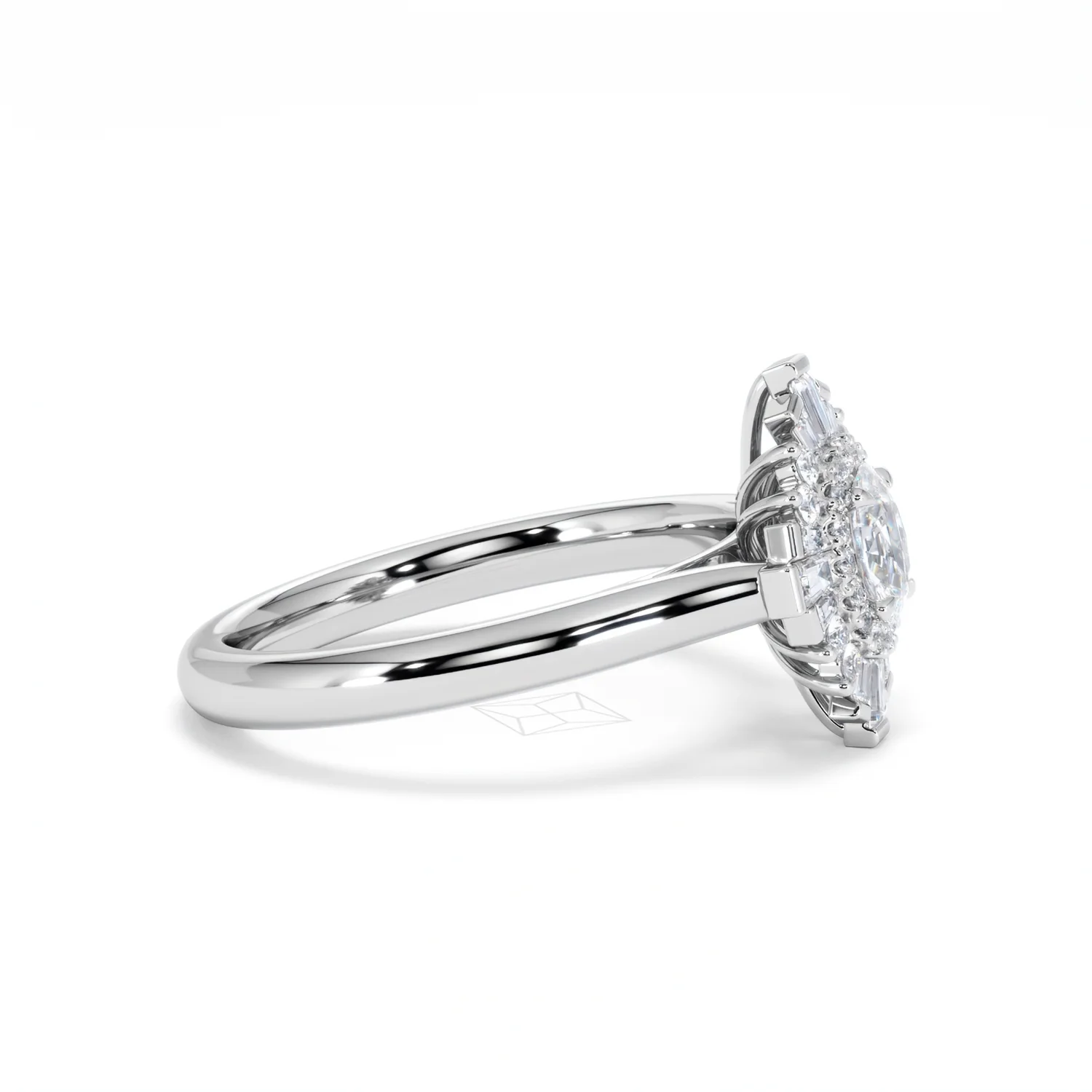The Radiance Lab Diamond Ring 0.52ct H/SI Set in 925 Silver - Image 26