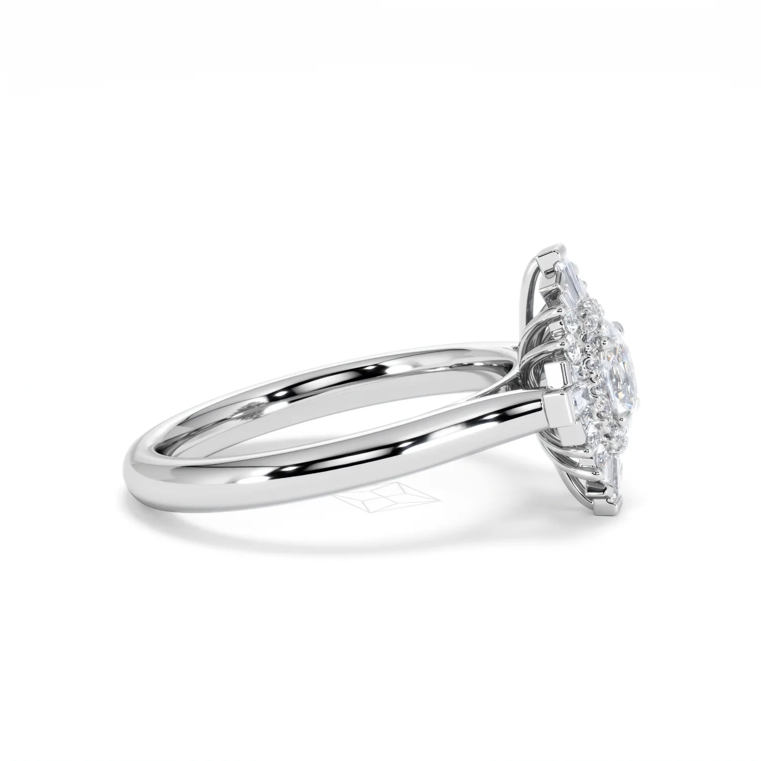 The Radiance Lab Diamond Ring 0.52ct H/SI Set in 925 Silver - Image 27