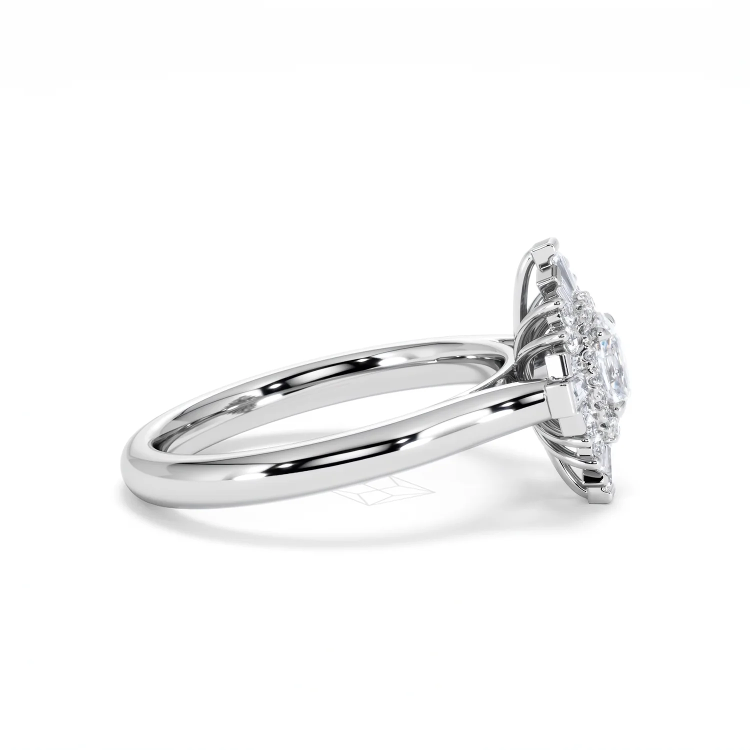 The Radiance Lab Diamond Ring 0.52ct H/SI Set in 925 Silver - Image 28