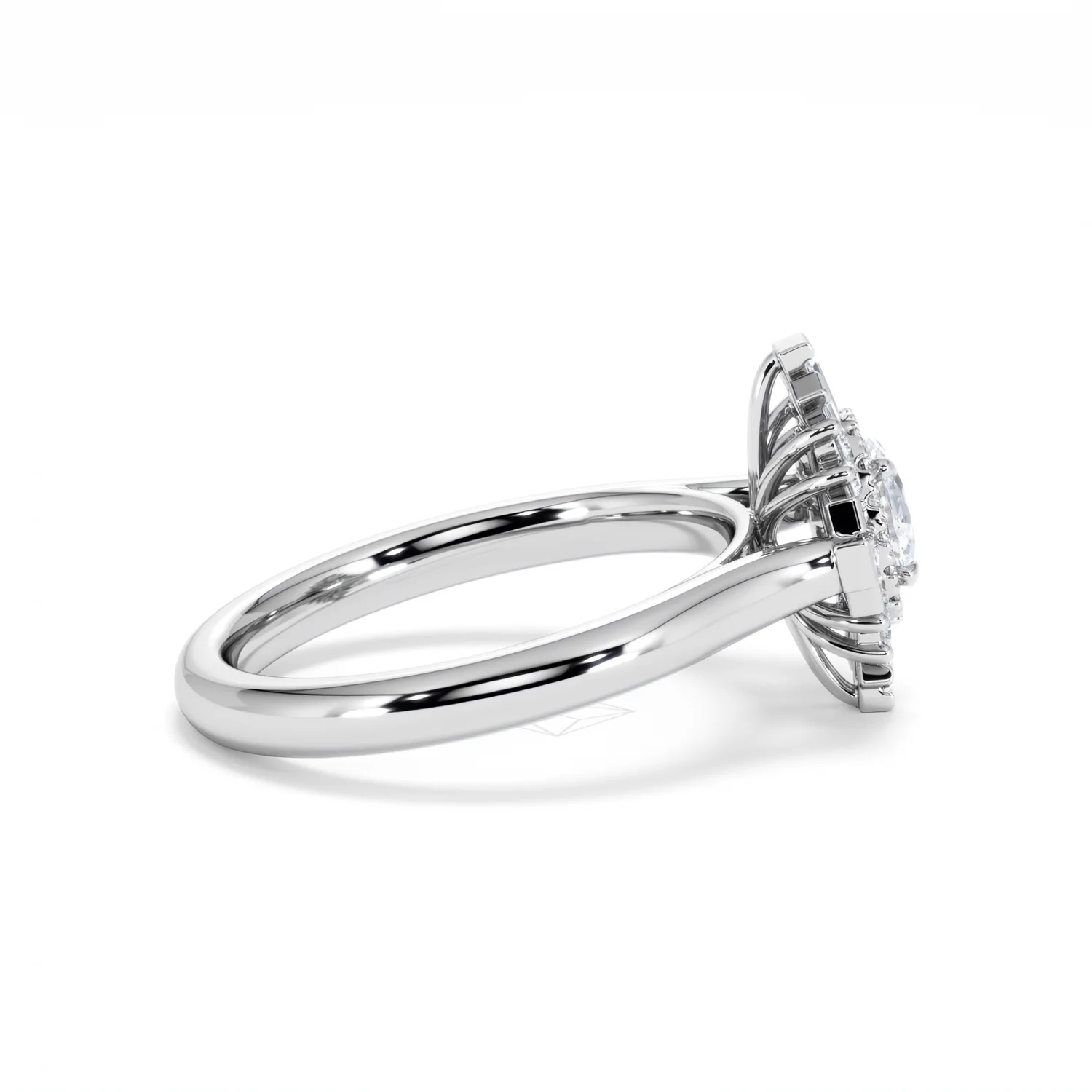 The Radiance Lab Diamond Ring 0.52ct H/SI Set in 925 Silver - Image 31