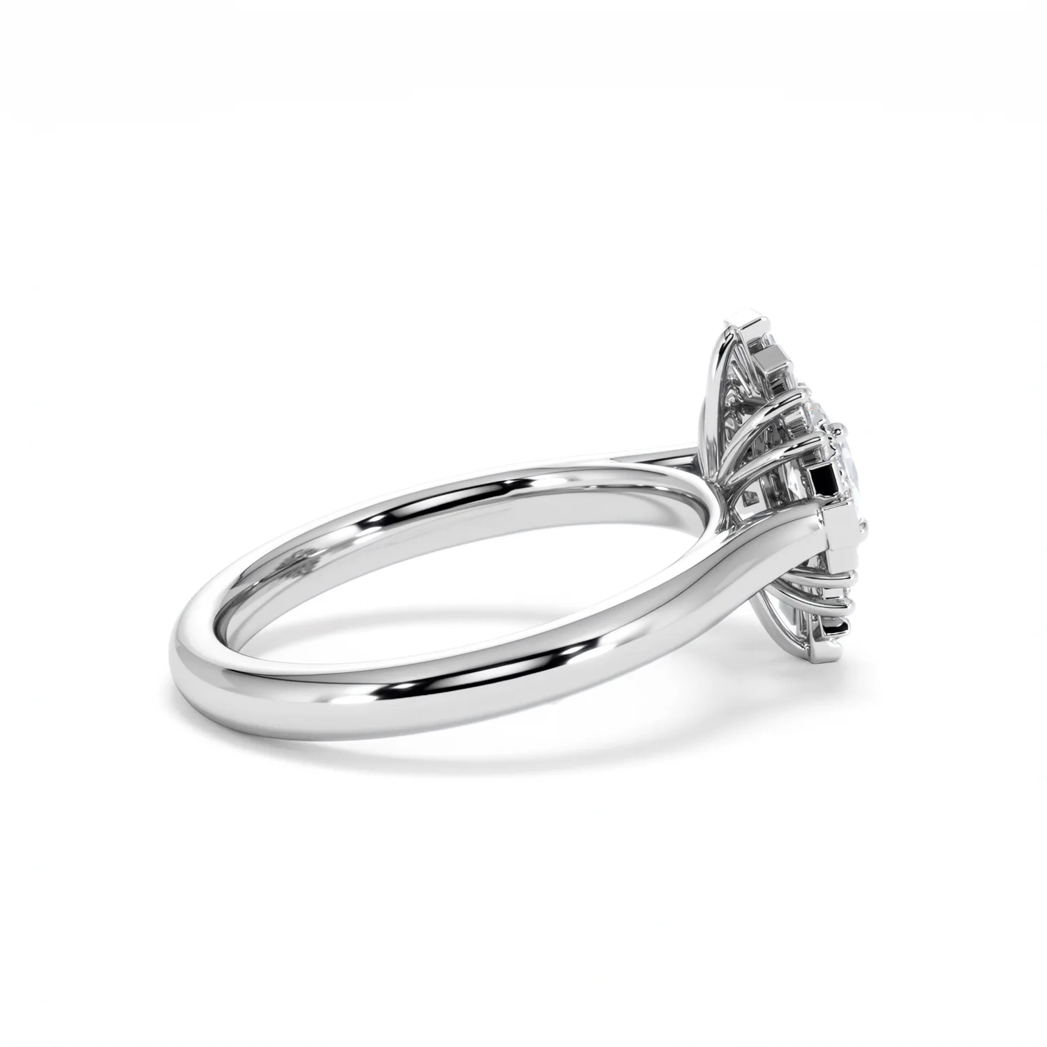The Radiance Lab Diamond Ring 0.52ct H/SI Set in 925 Silver - Image 34