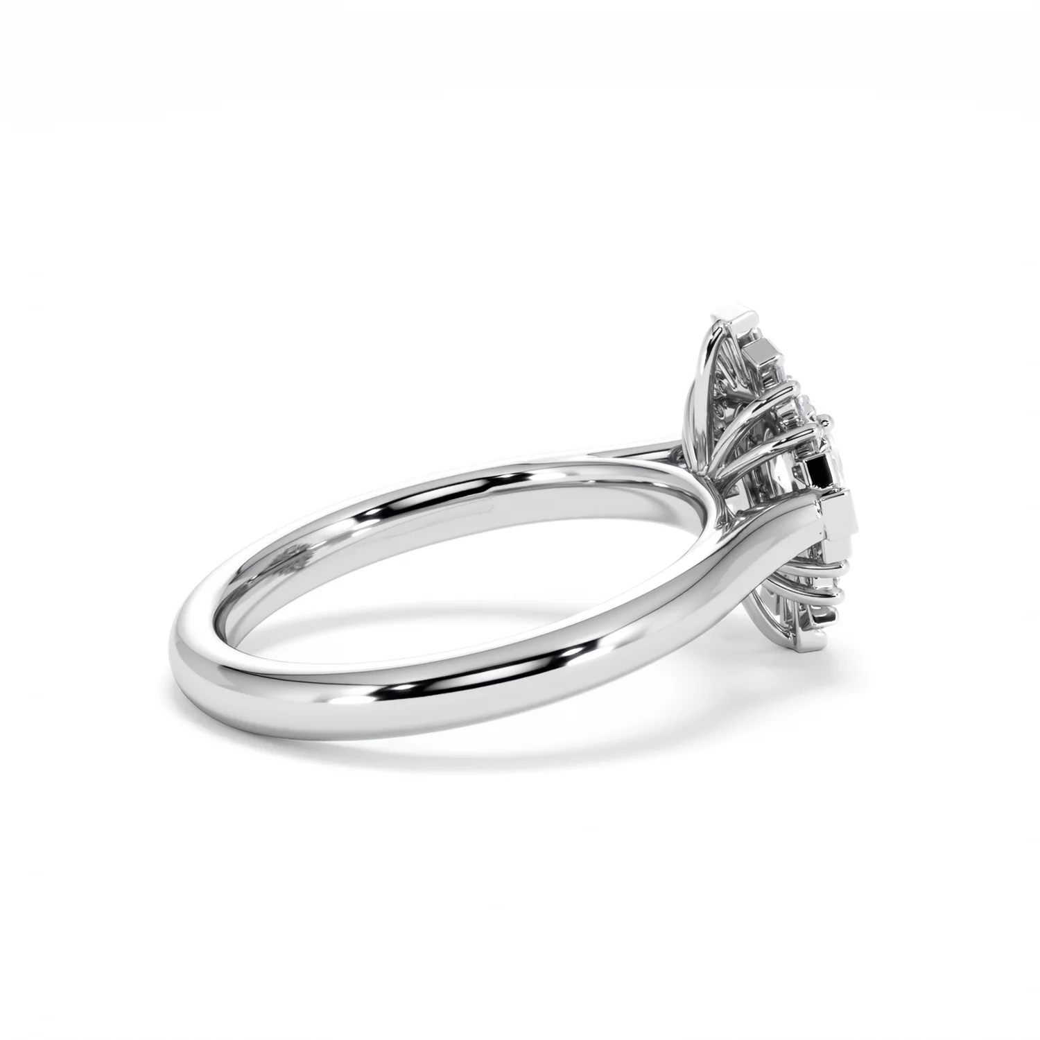 The Radiance Lab Diamond Ring 0.52ct H/SI Set in 925 Silver - Image 35
