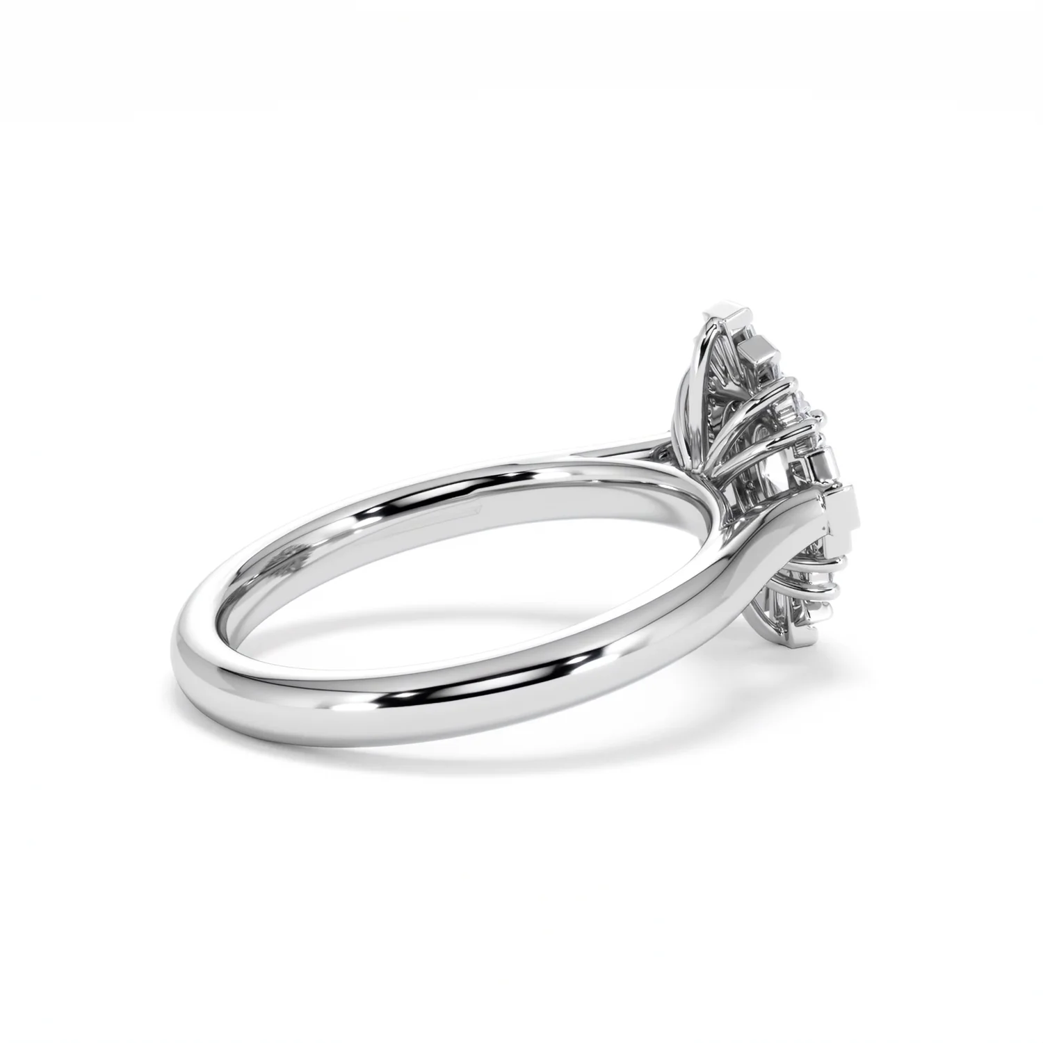 The Radiance Lab Diamond Ring 0.52ct H/SI Set in 925 Silver - Image 36