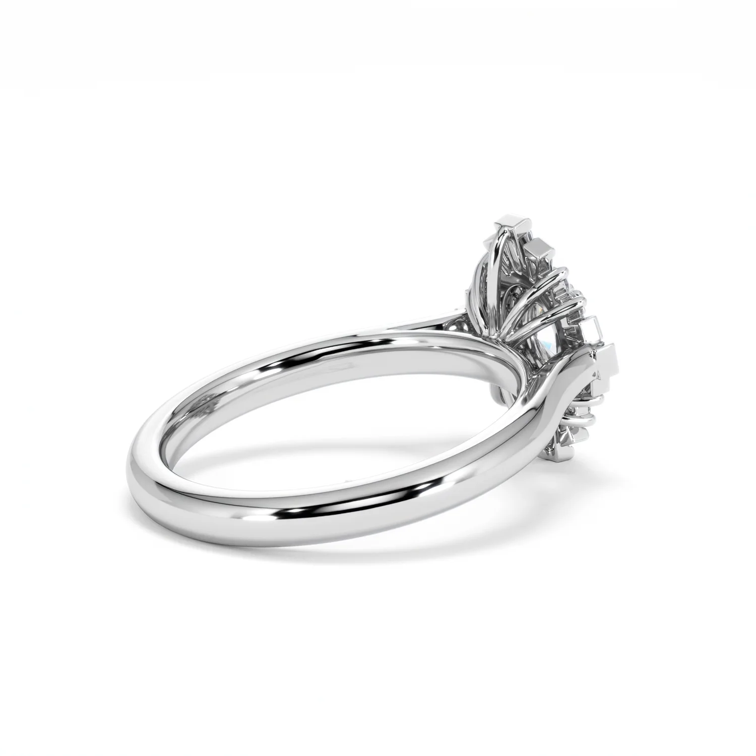 The Radiance Lab Diamond Ring 0.52ct H/SI Set in 925 Silver - Image 38