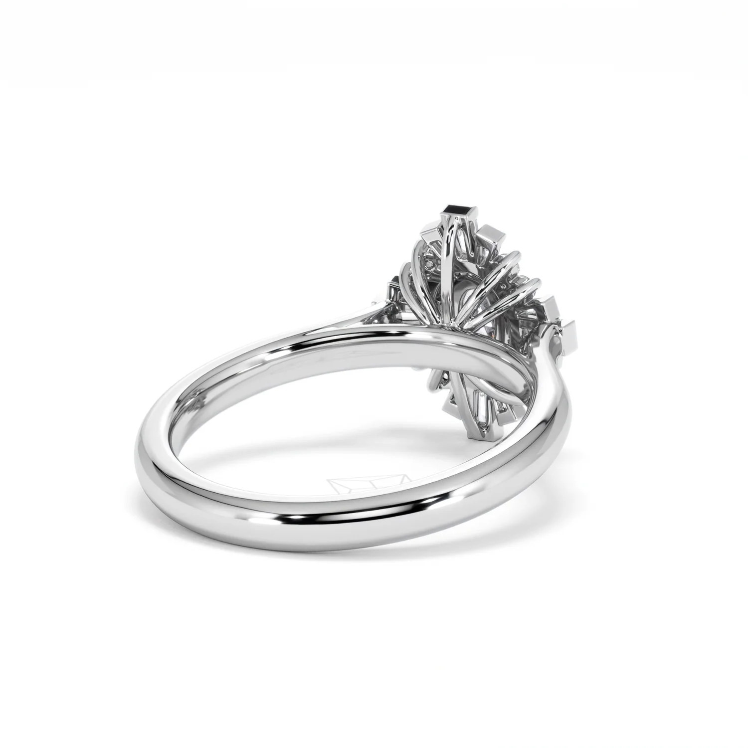The Radiance Lab Diamond Ring 0.52ct H/SI Set in 925 Silver - Image 43