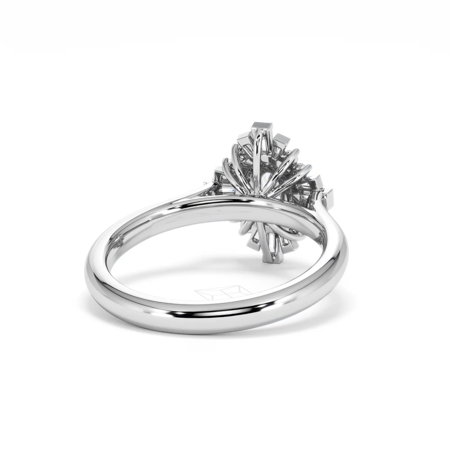 The Radiance Lab Diamond Ring 0.52ct H/SI Set in 925 Silver - Image 45
