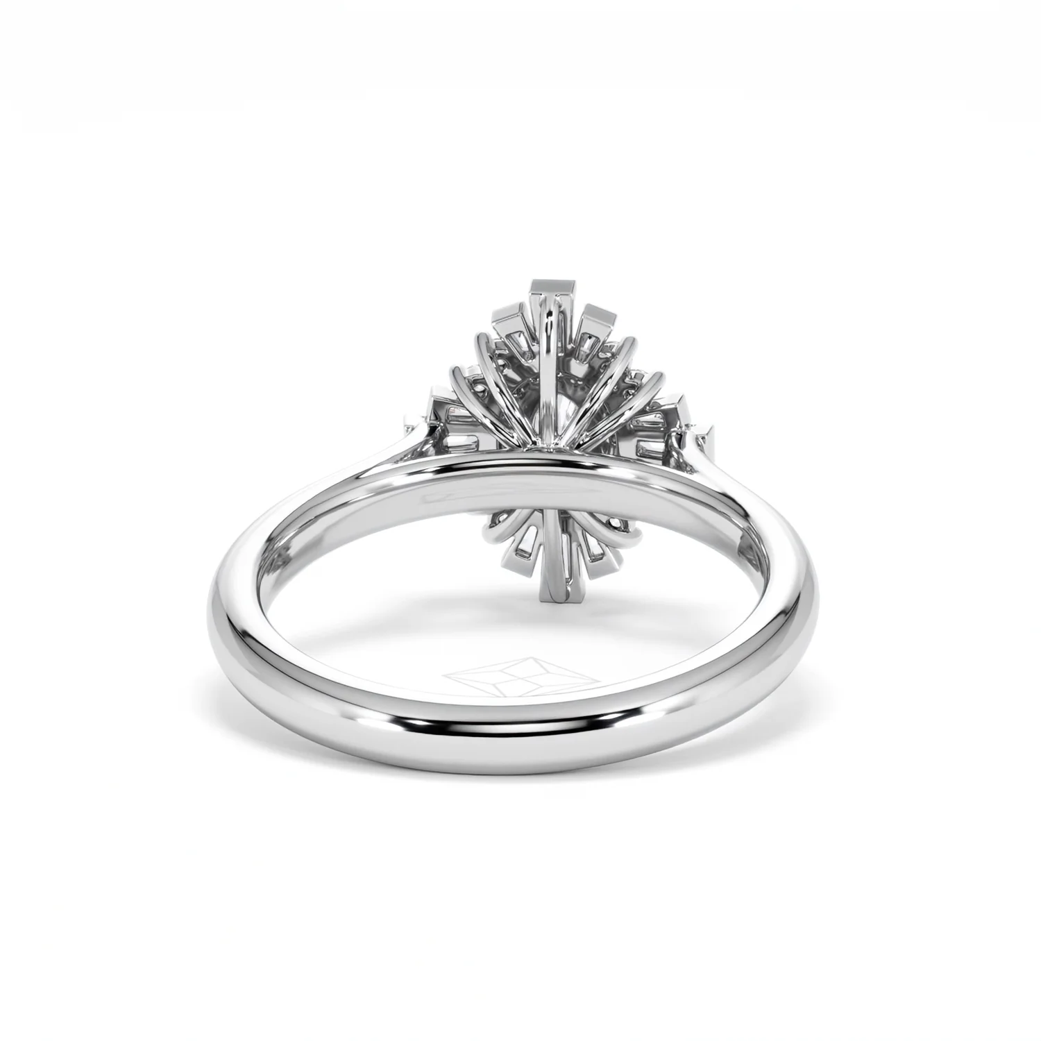 The Radiance Lab Diamond Ring 0.52ct H/SI Set in 925 Silver - Image 48