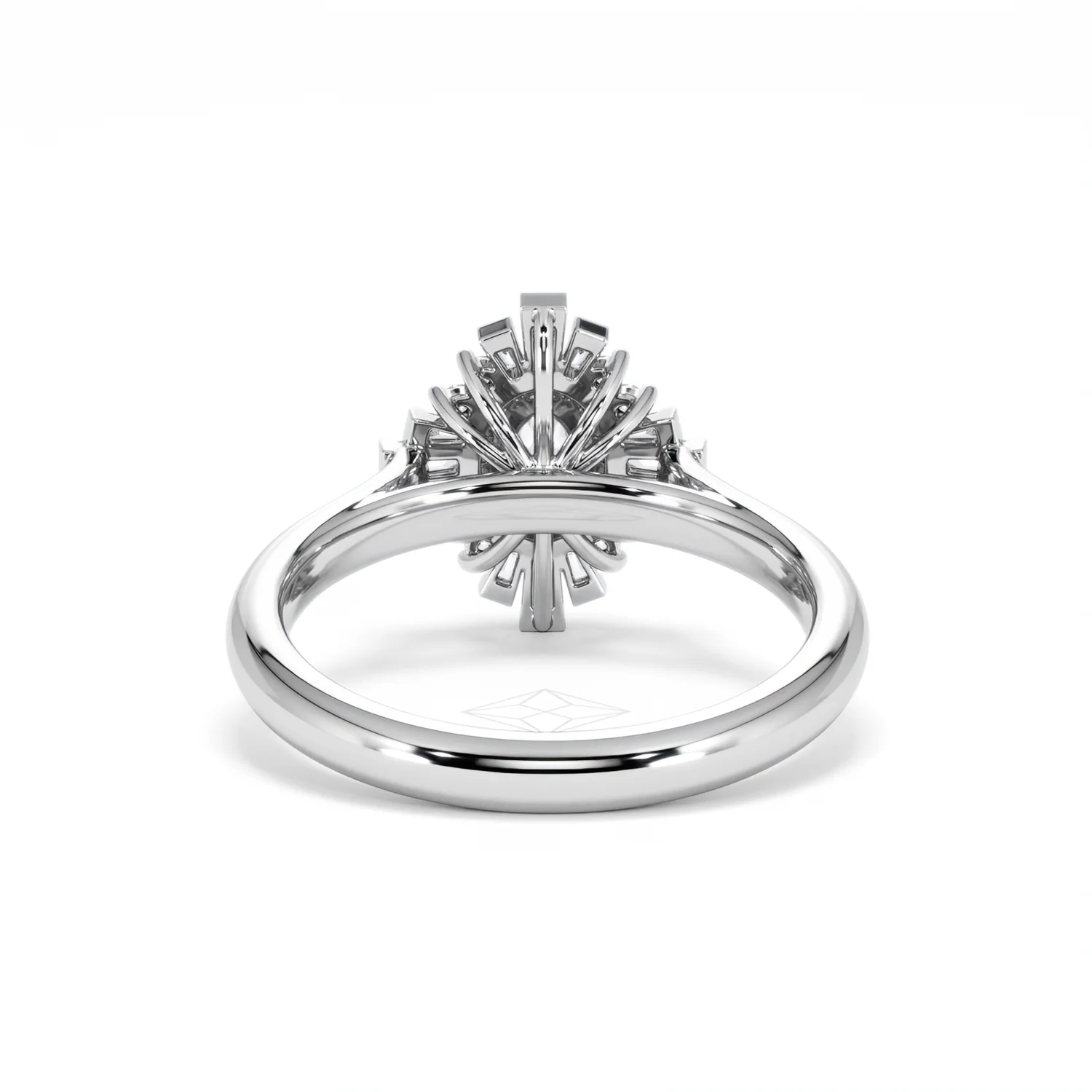 The Radiance Lab Diamond Ring 0.52ct H/SI Set in 925 Silver - Image 50