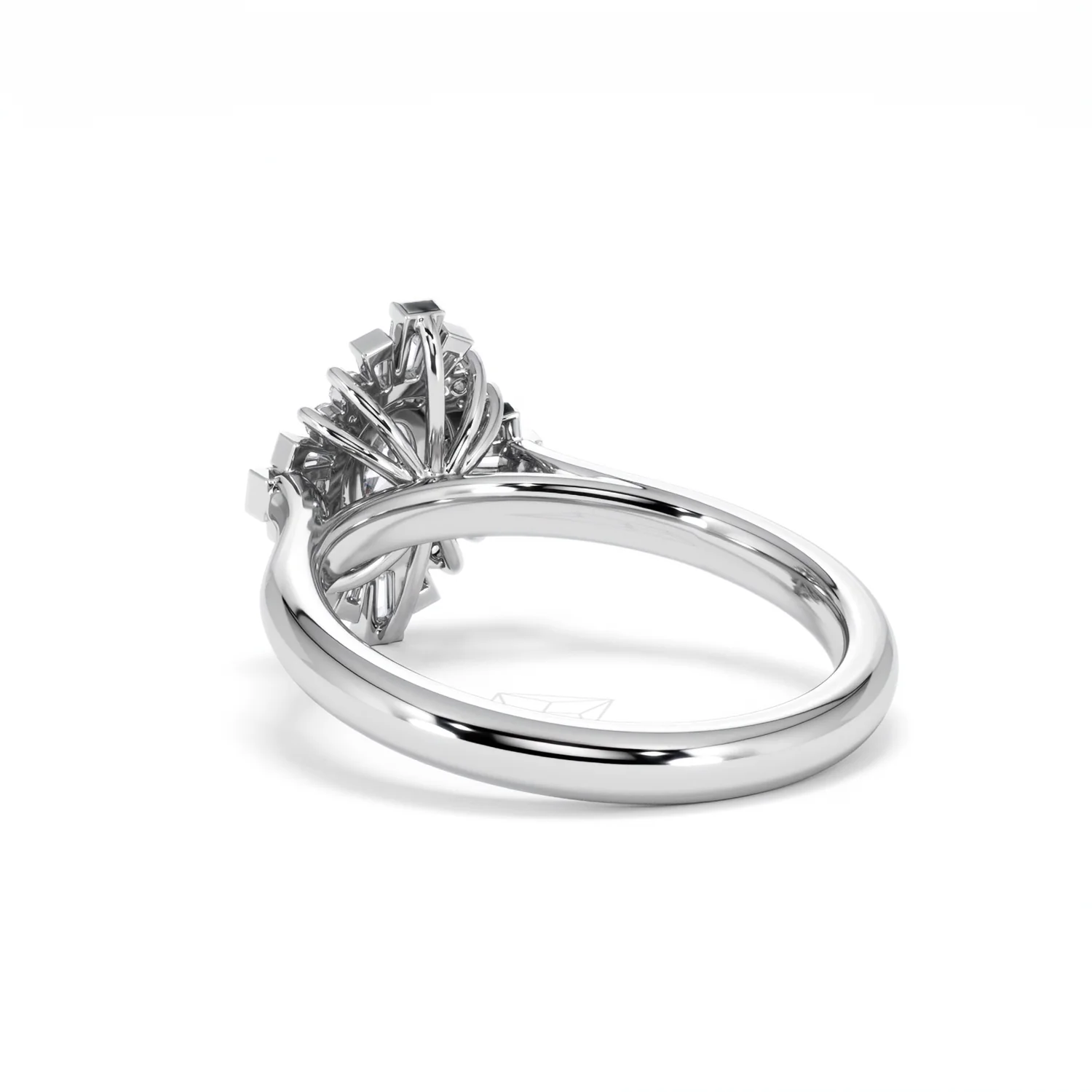 The Radiance Lab Diamond Ring 0.52ct H/SI Set in 925 Silver - Image 57