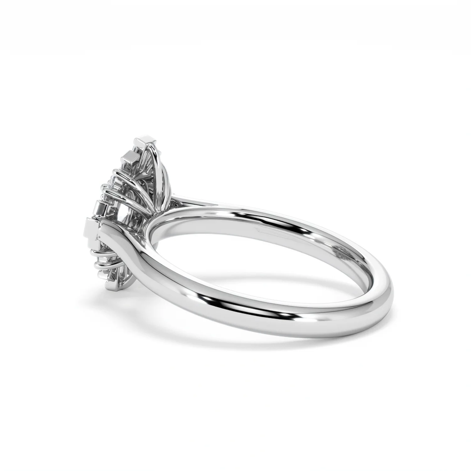 The Radiance Lab Diamond Ring 0.52ct H/SI Set in 925 Silver - Image 63