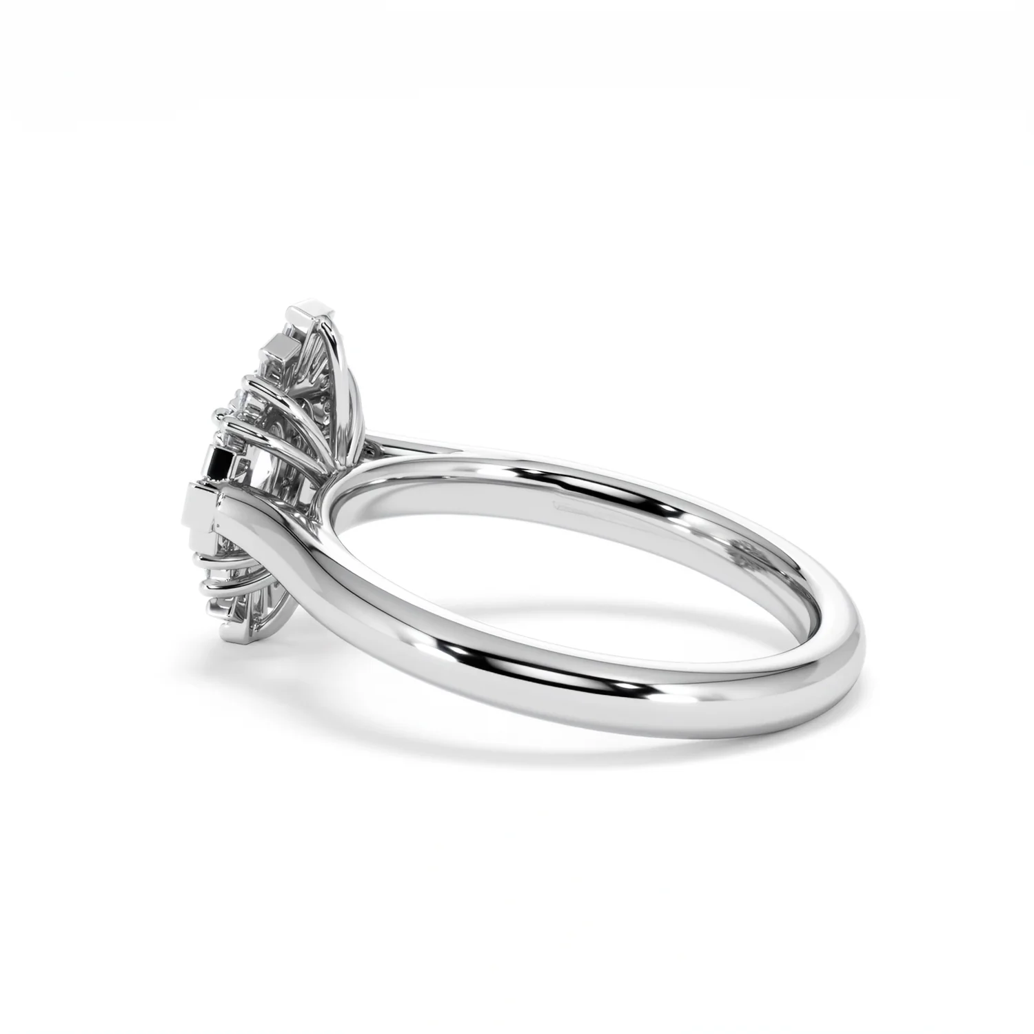 The Radiance Lab Diamond Ring 0.52ct H/SI Set in 925 Silver - Image 64