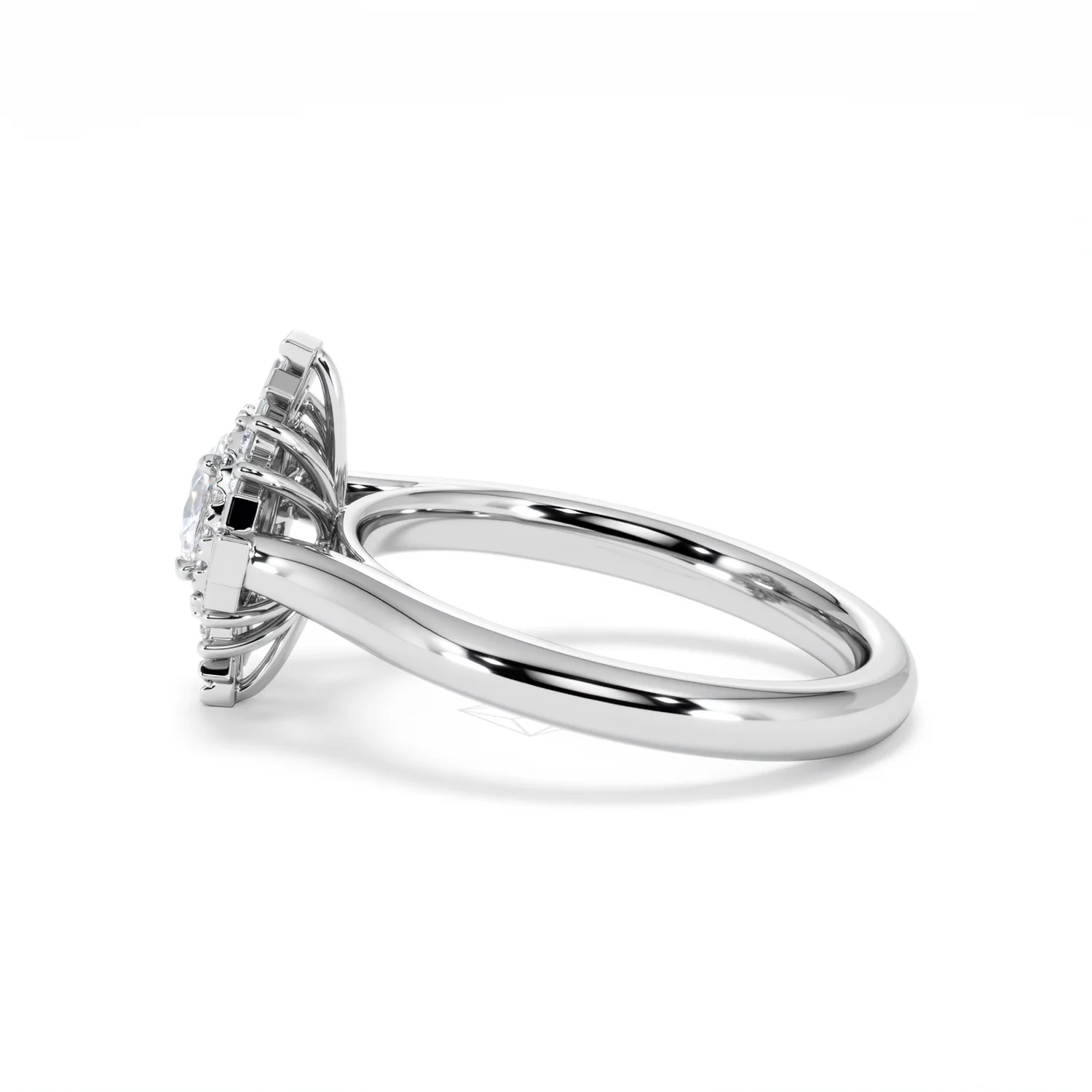 The Radiance Lab Diamond Ring 0.52ct H/SI Set in 925 Silver - Image 68