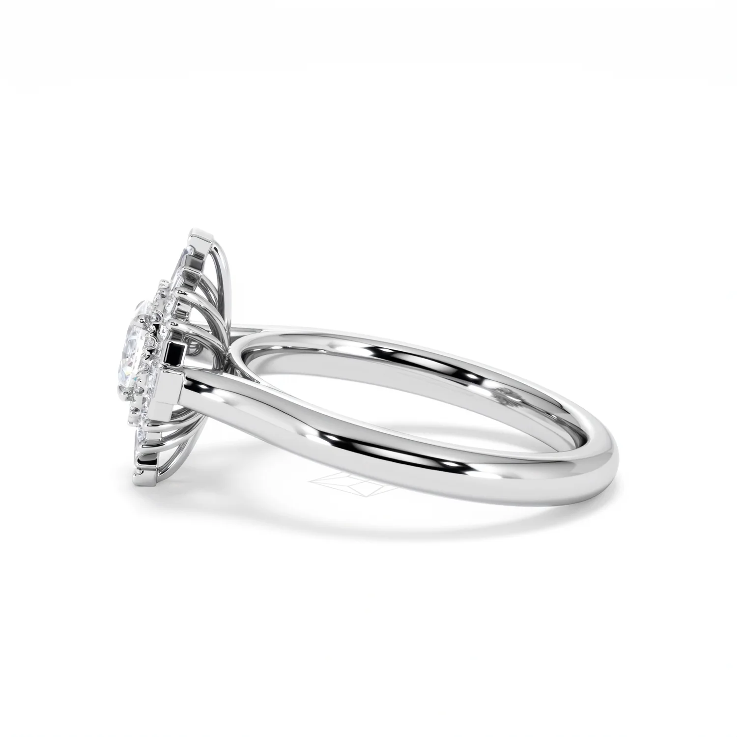 The Radiance Lab Diamond Ring 0.52ct H/SI Set in 925 Silver - Image 70