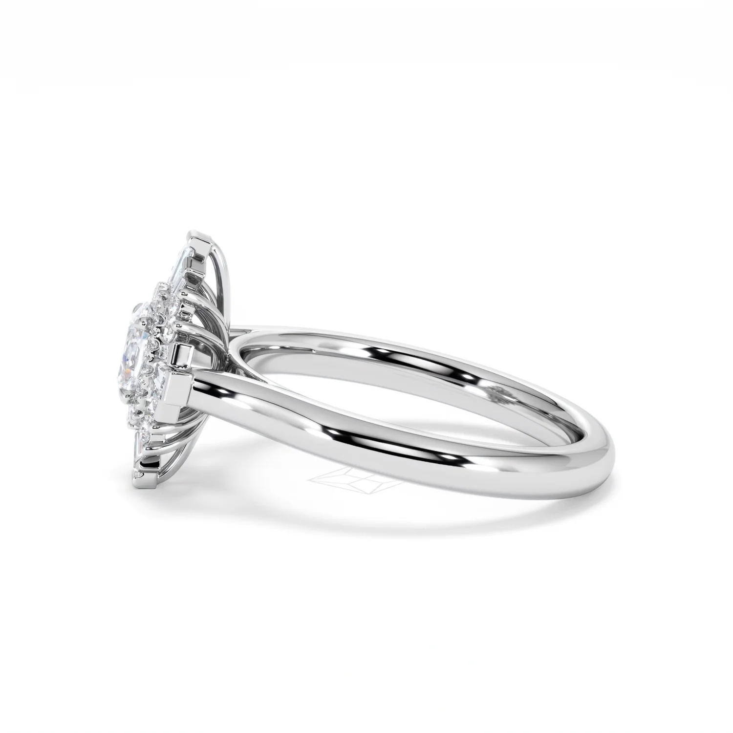 The Radiance Lab Diamond Ring 0.52ct H/SI Set in 925 Silver - Image 71