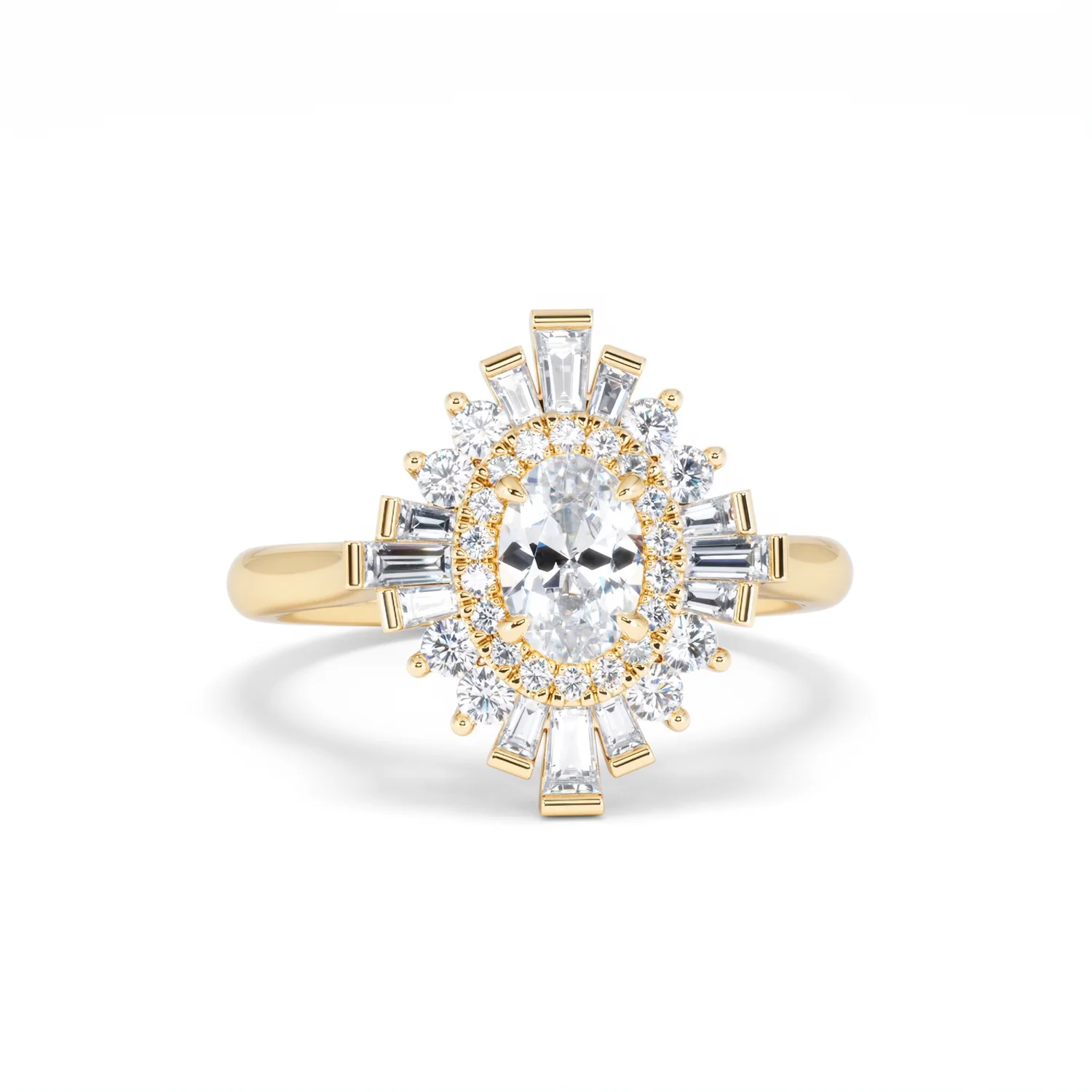 The Radiance Lab Diamond Ring 1.08ct H/SI Set in 9K Gold - Image 11