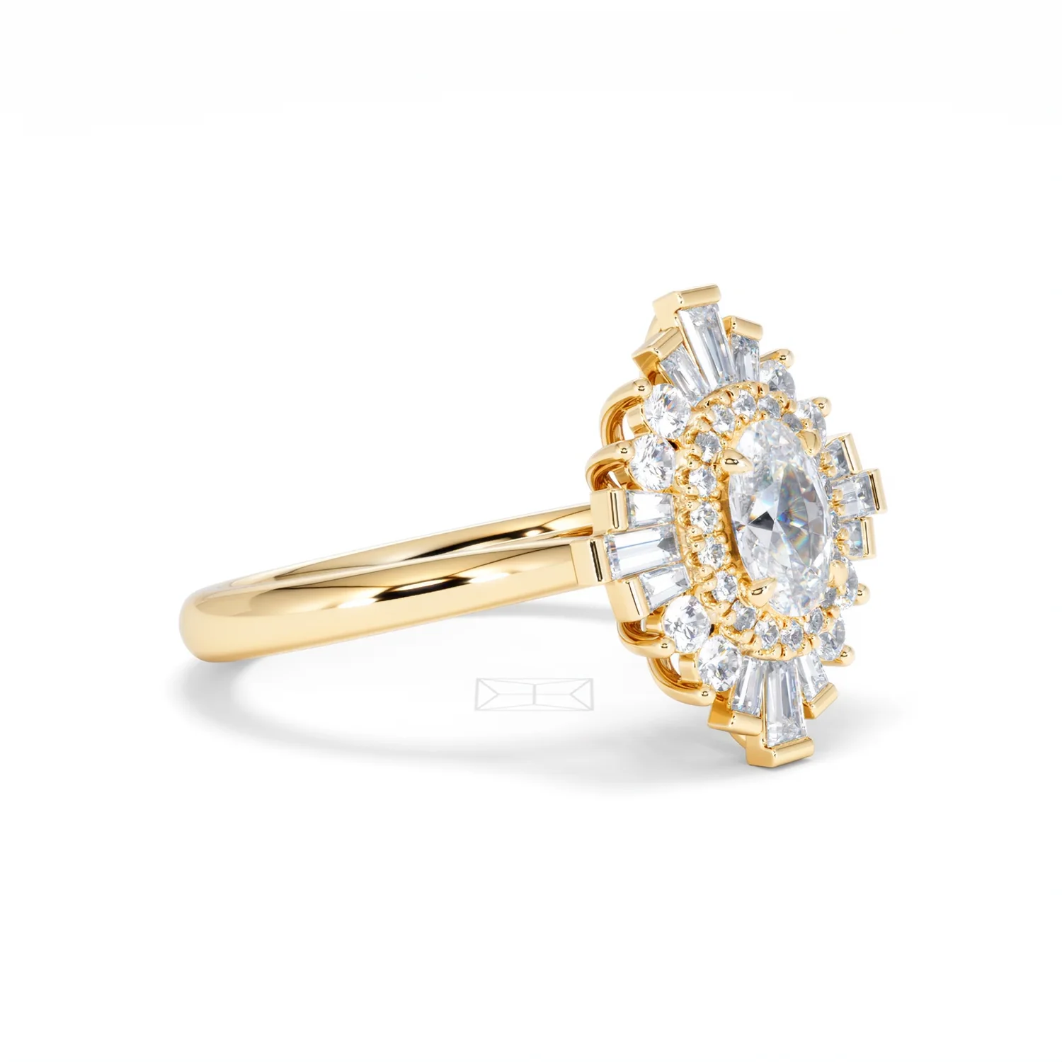 The Radiance Lab Diamond Ring 1.08ct H/SI Set in 9K Gold - Image 20