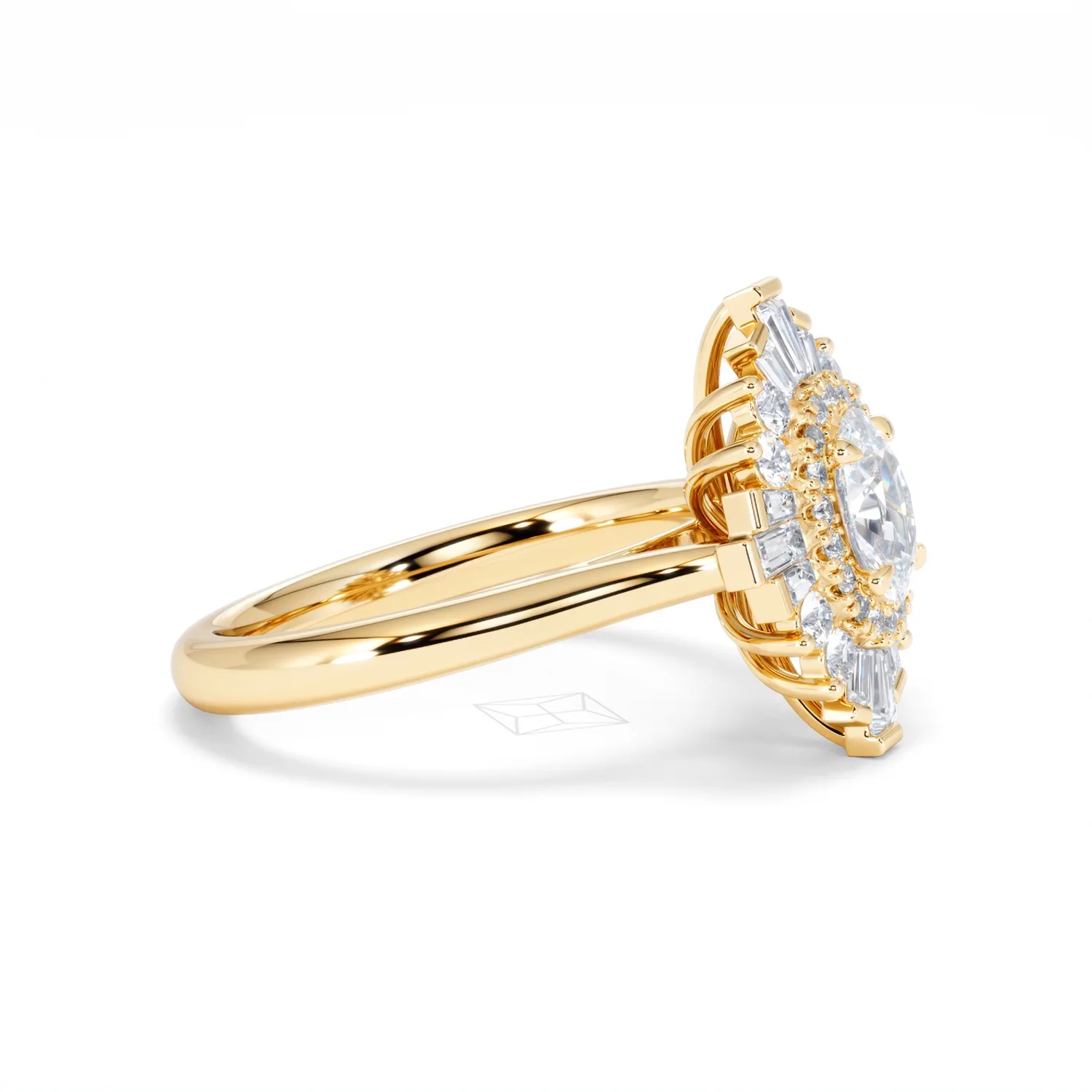 The Radiance Lab Diamond Ring 1.08ct H/SI Set in 9K Gold - Image 25