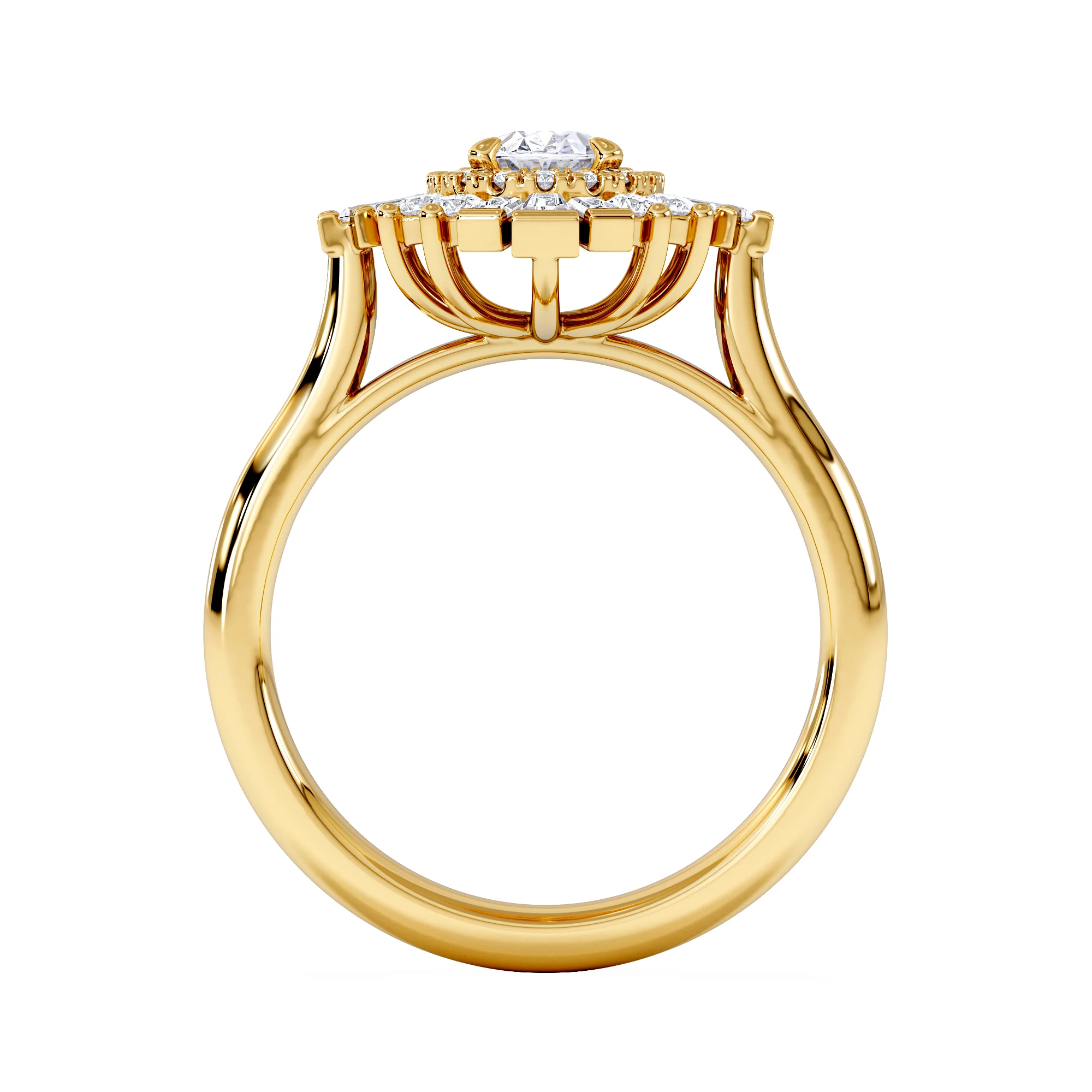 The Radiance Lab Diamond Ring 1.08ct H/SI Set in 9K Gold - Image 5