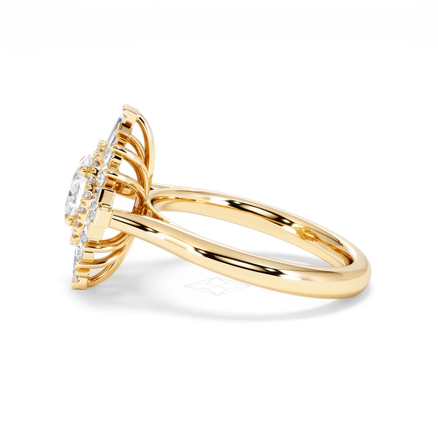 The Radiance Lab Diamond Ring 1.08ct H/SI Set in 9K Gold - Image 70