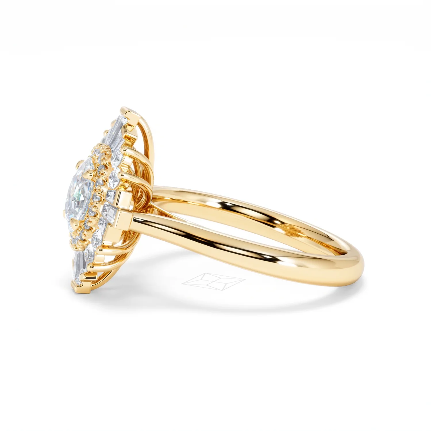 The Radiance Lab Diamond Ring 1.08ct H/SI Set in 9K Gold - Image 73