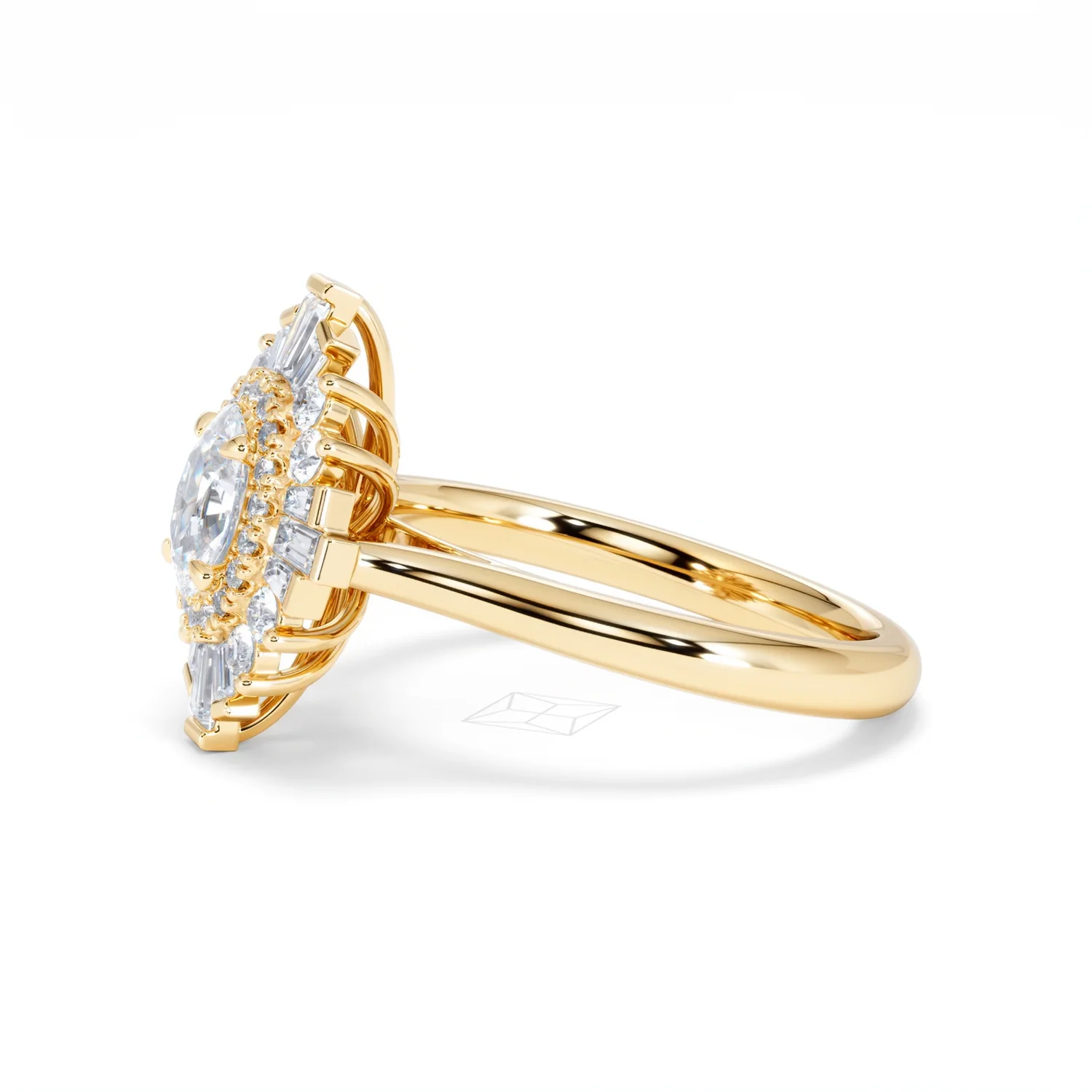 The Radiance Lab Diamond Ring 1.08ct H/SI Set in 9K Gold - Image 74