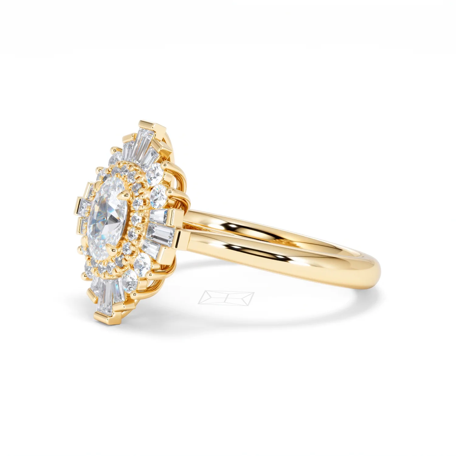 The Radiance Lab Diamond Ring 1.08ct H/SI Set in 9K Gold - Image 78