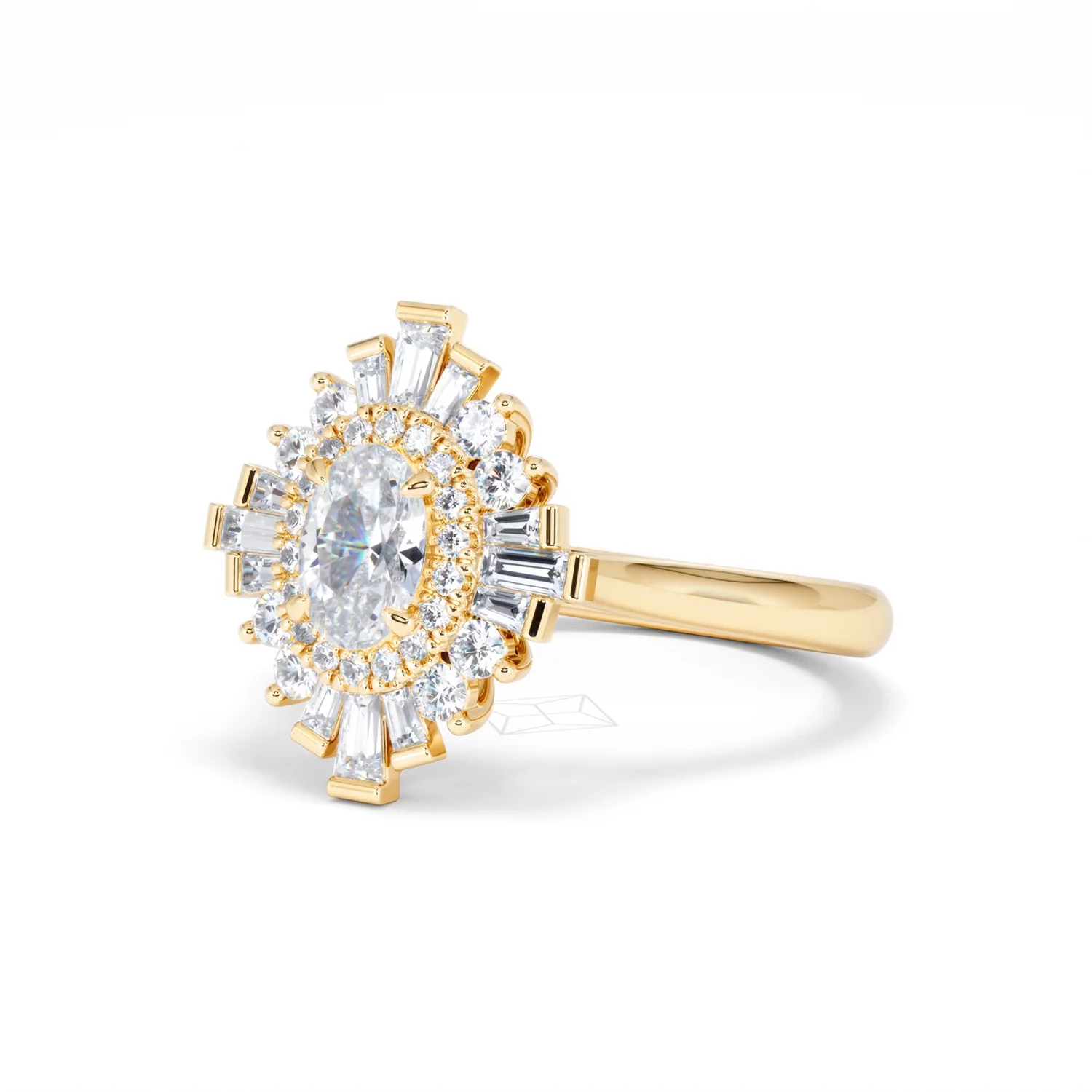 The Radiance Lab Diamond Ring 1.08ct H/SI Set in 9K Gold - Image 83