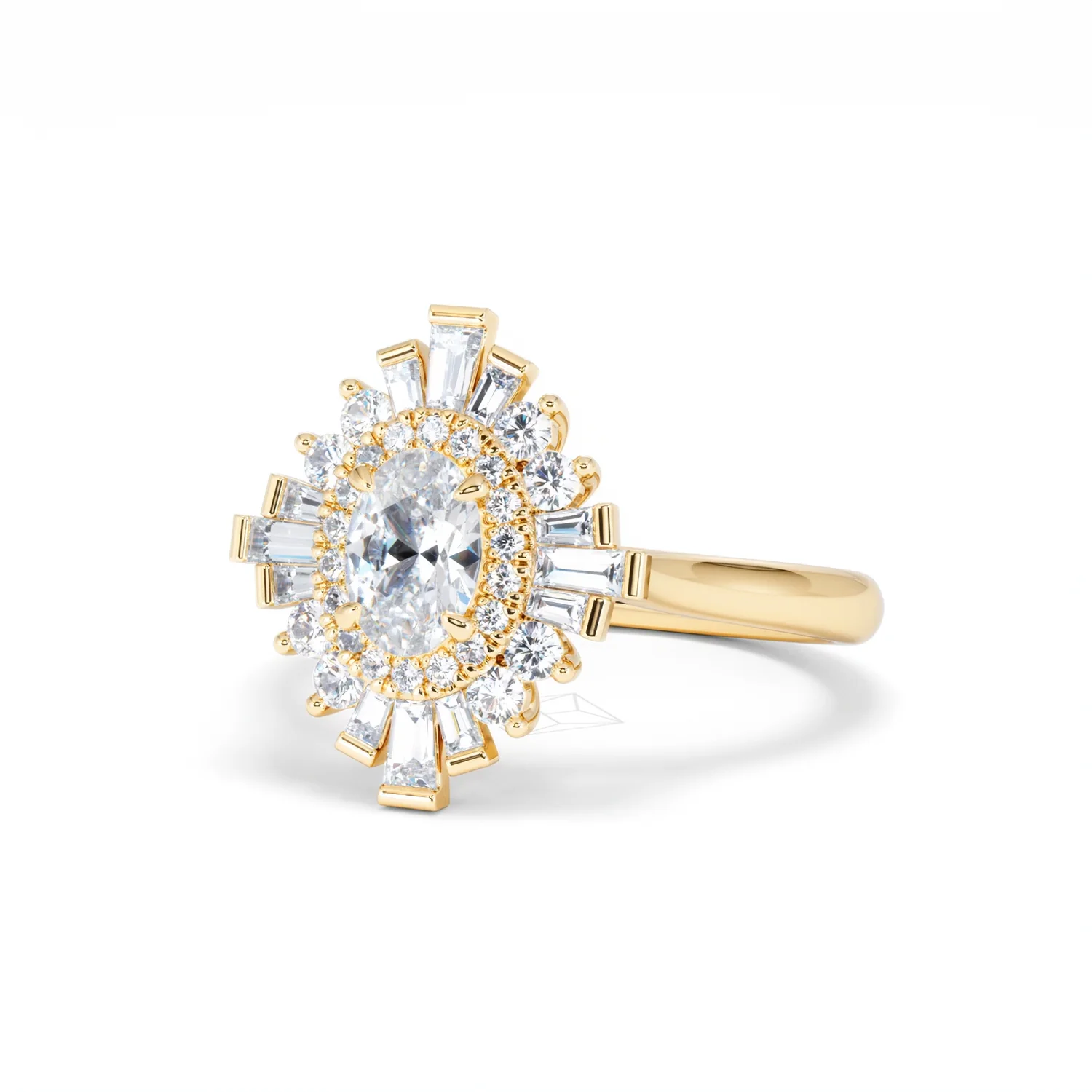 The Radiance Lab Diamond Ring 1.08ct H/SI Set in 9K Gold - Image 85