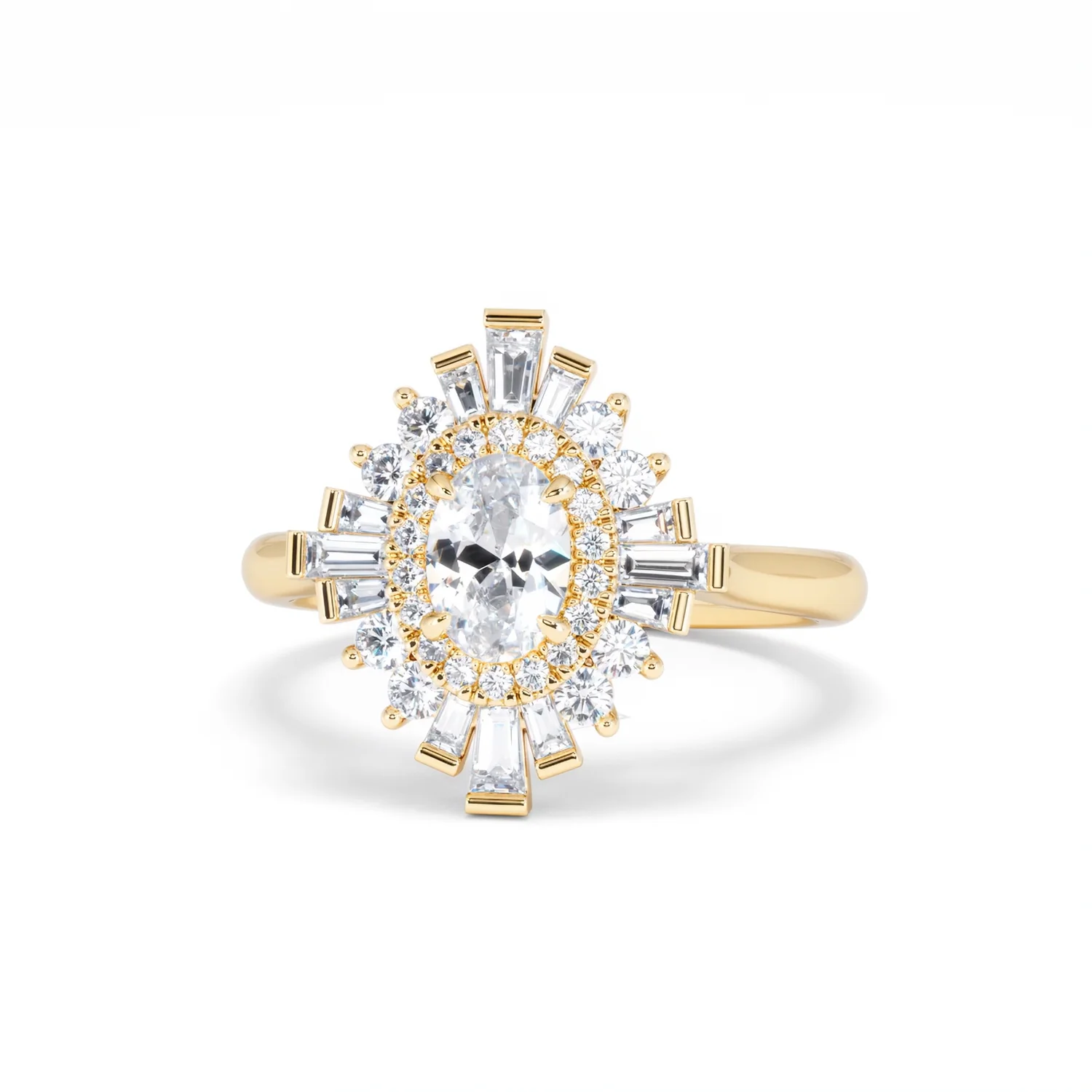 The Radiance Lab Diamond Ring 1.08ct H/SI Set in 9K Gold - Image 88