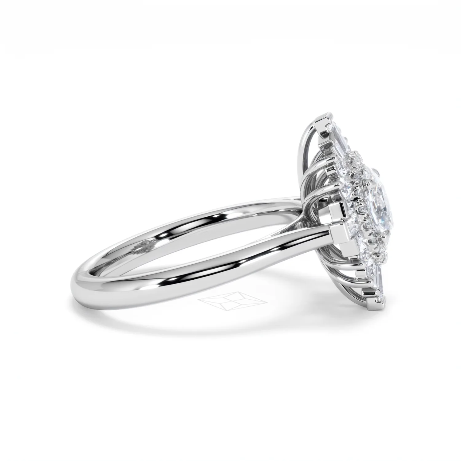 The Radiance Lab Diamond Ring 1.08ct H/SI Set in 9K White Gold - Image 28