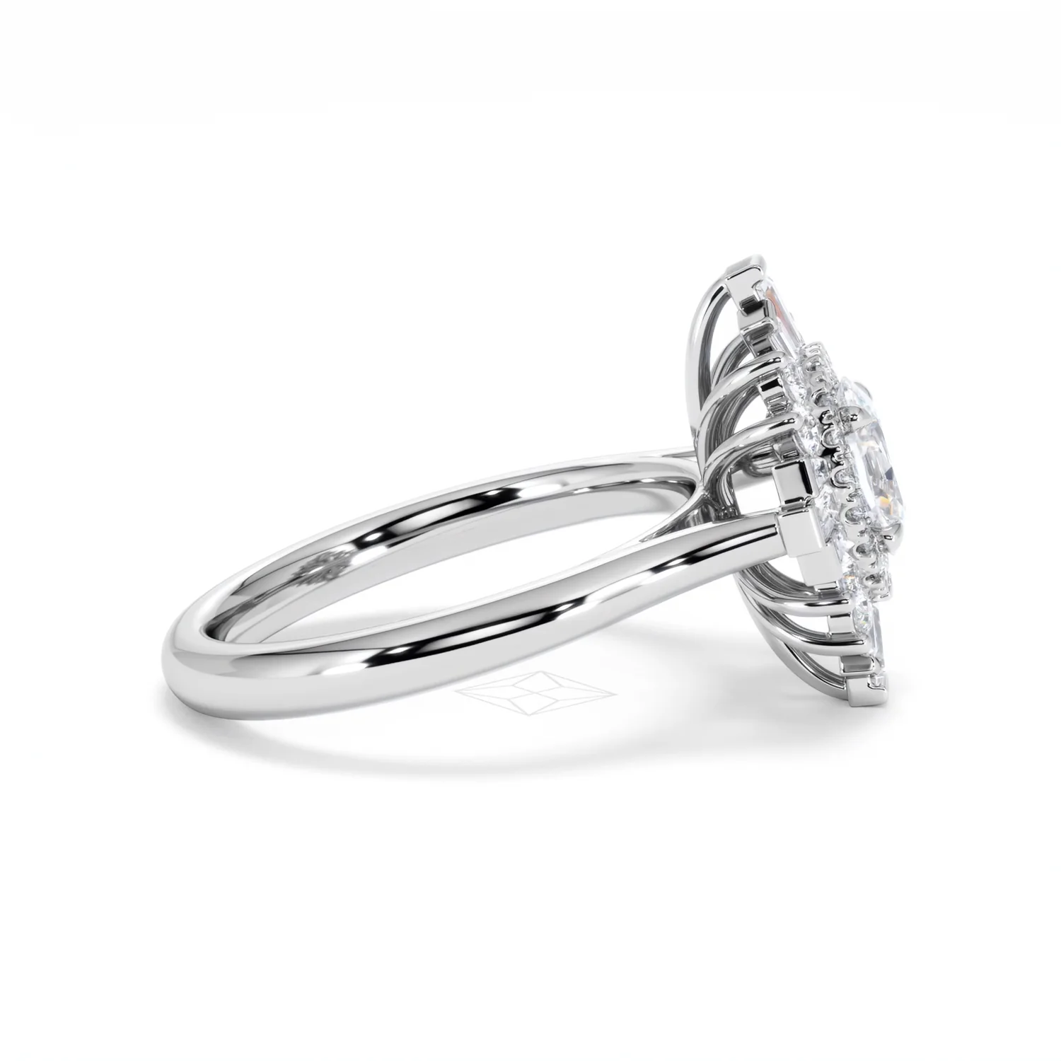 The Radiance Lab Diamond Ring 1.08ct H/SI Set in 9K White Gold - Image 29