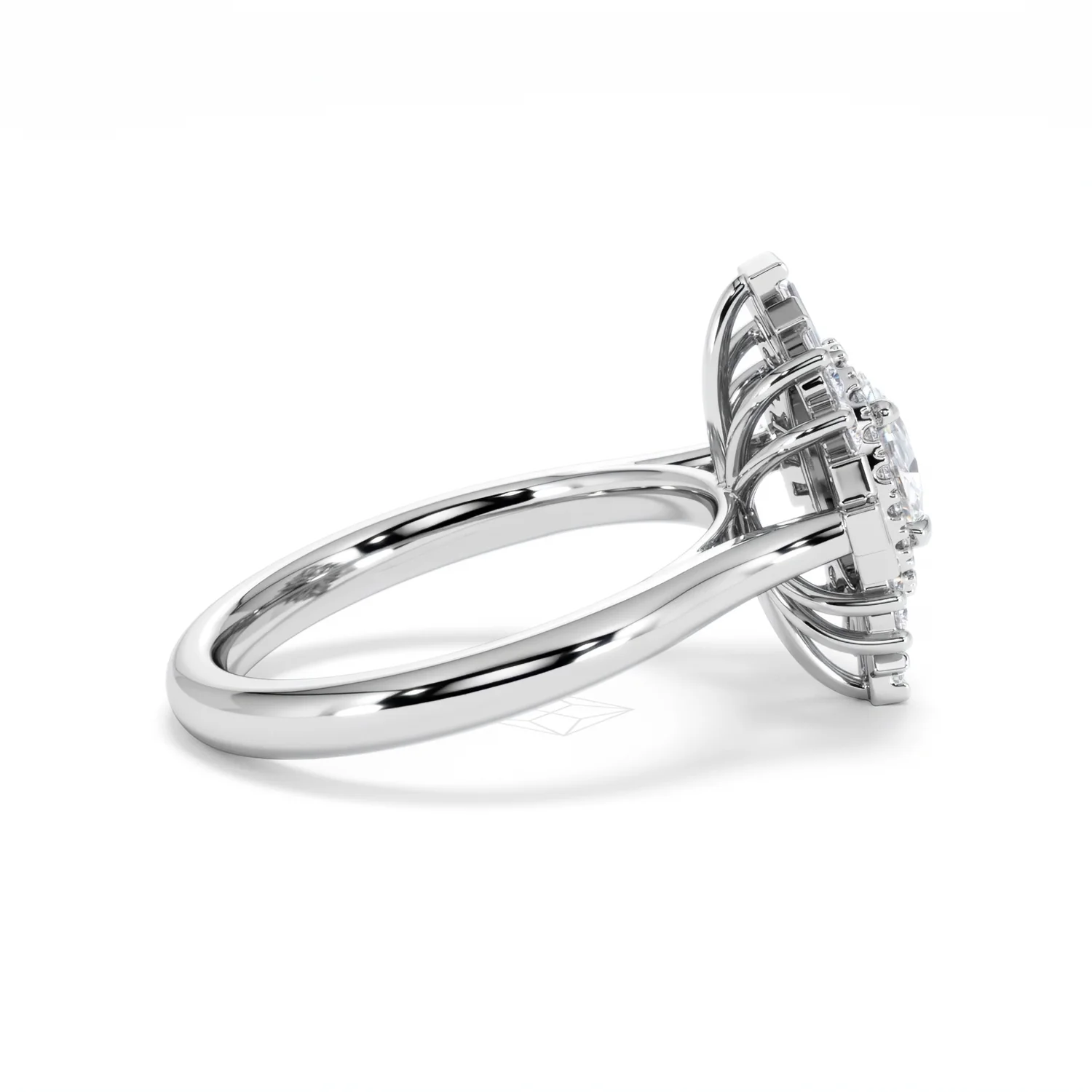 The Radiance Lab Diamond Ring 1.08ct H/SI Set in 9K White Gold - Image 32