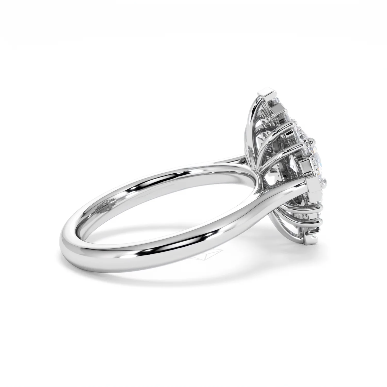 The Radiance Lab Diamond Ring 1.08ct H/SI Set in 9K White Gold - Image 34