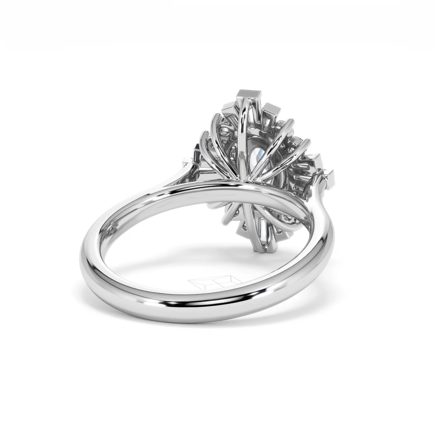 The Radiance Lab Diamond Ring 1.08ct H/SI Set in 9K White Gold - Image 45