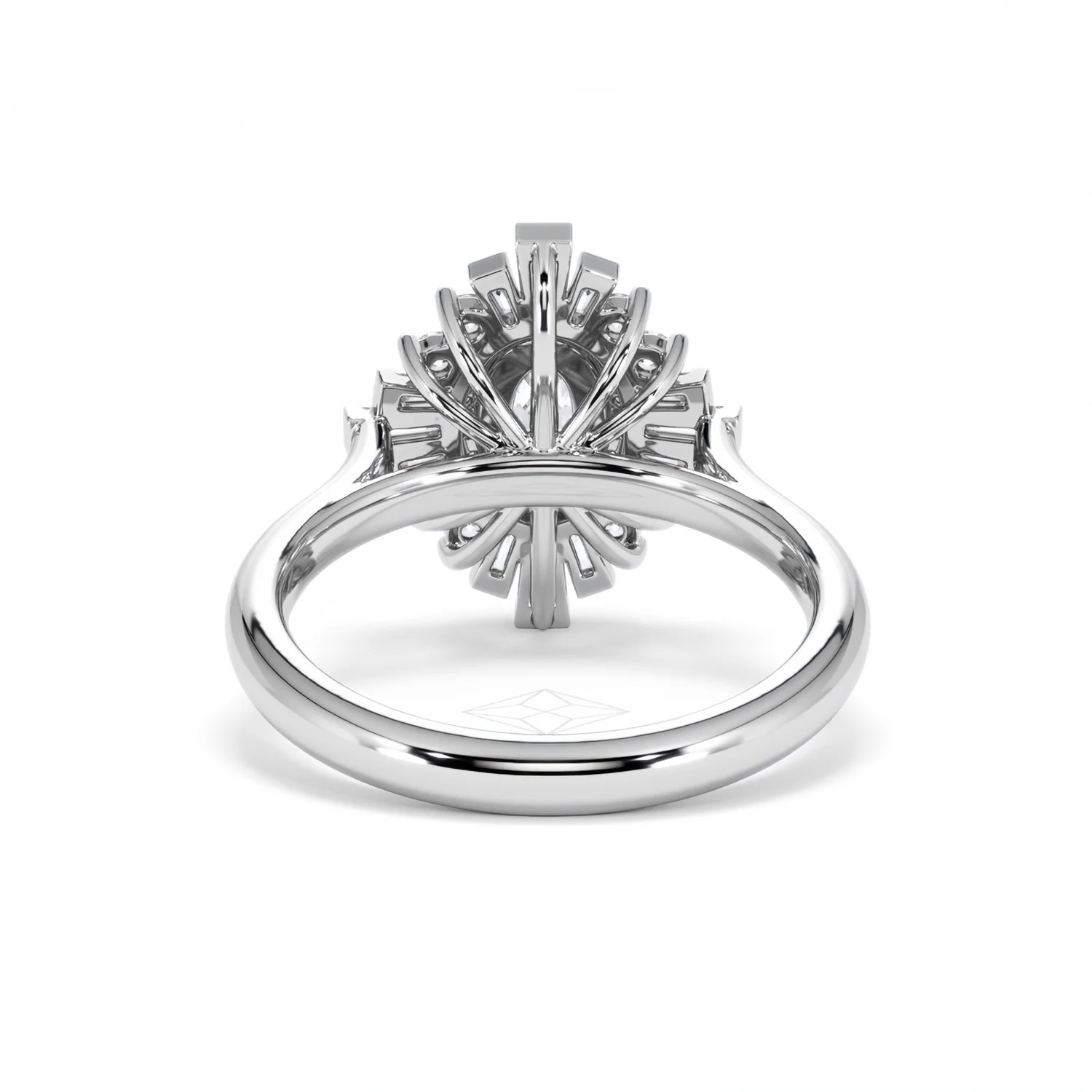 The Radiance Lab Diamond Ring 1.08ct H/SI Set in 9K White Gold - Image 50