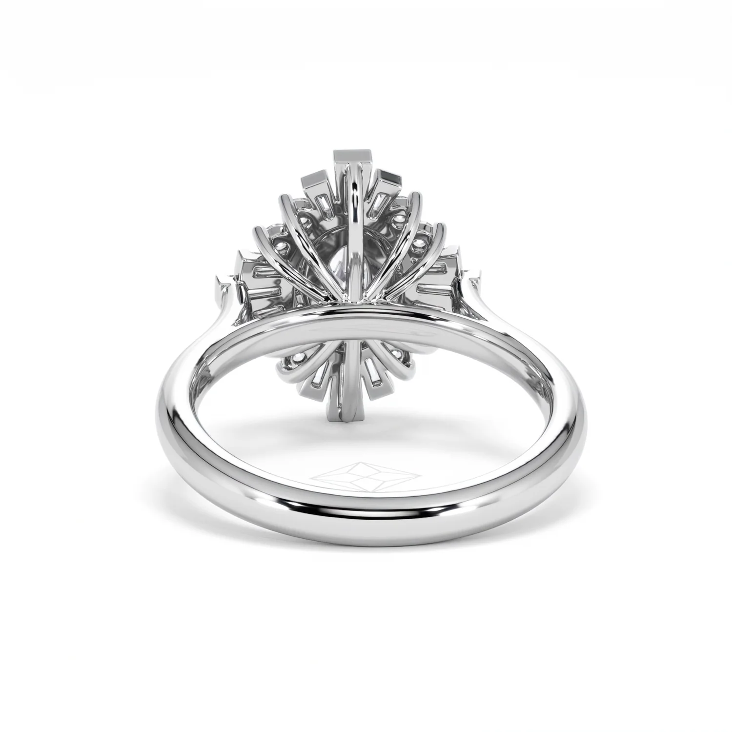 The Radiance Lab Diamond Ring 1.08ct H/SI Set in 9K White Gold - Image 51