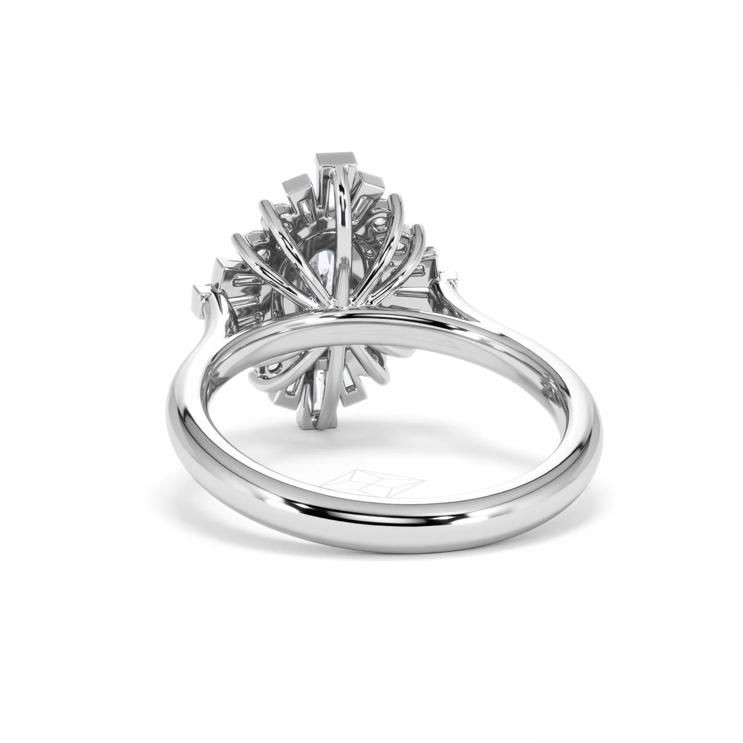 The Radiance Lab Diamond Ring 1.08ct H/SI Set in 9K White Gold - Image 53