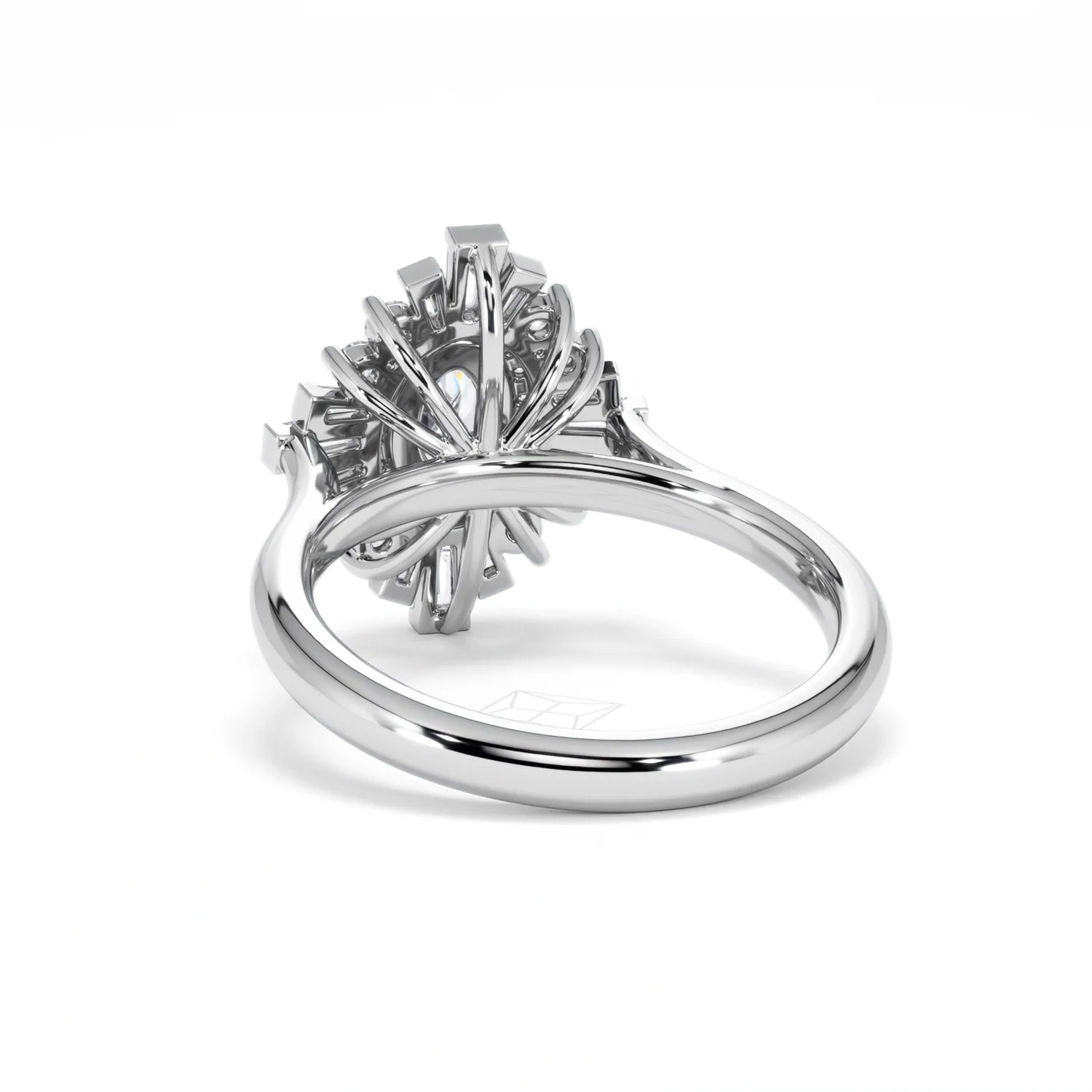 The Radiance Lab Diamond Ring 1.08ct H/SI Set in 9K White Gold - Image 54