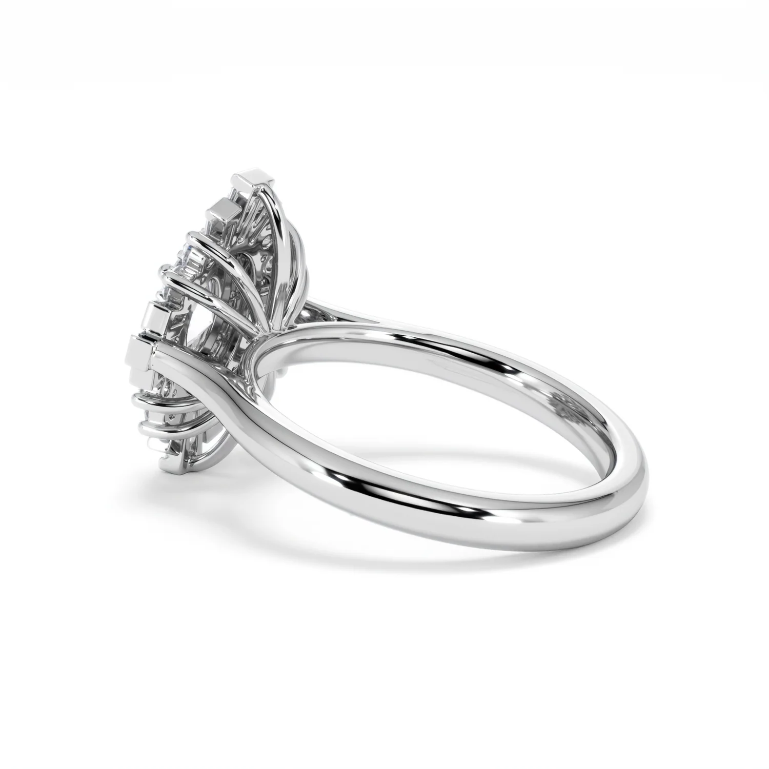 The Radiance Lab Diamond Ring 1.08ct H/SI Set in 9K White Gold - Image 63
