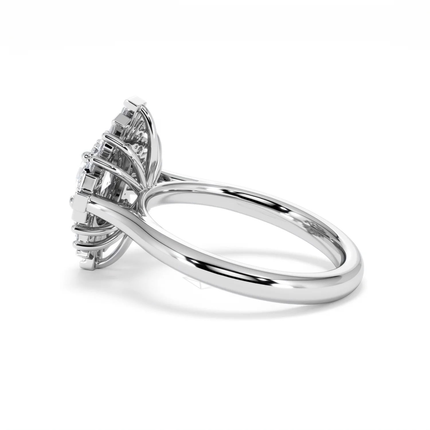 The Radiance Lab Diamond Ring 1.08ct H/SI Set in 9K White Gold - Image 65