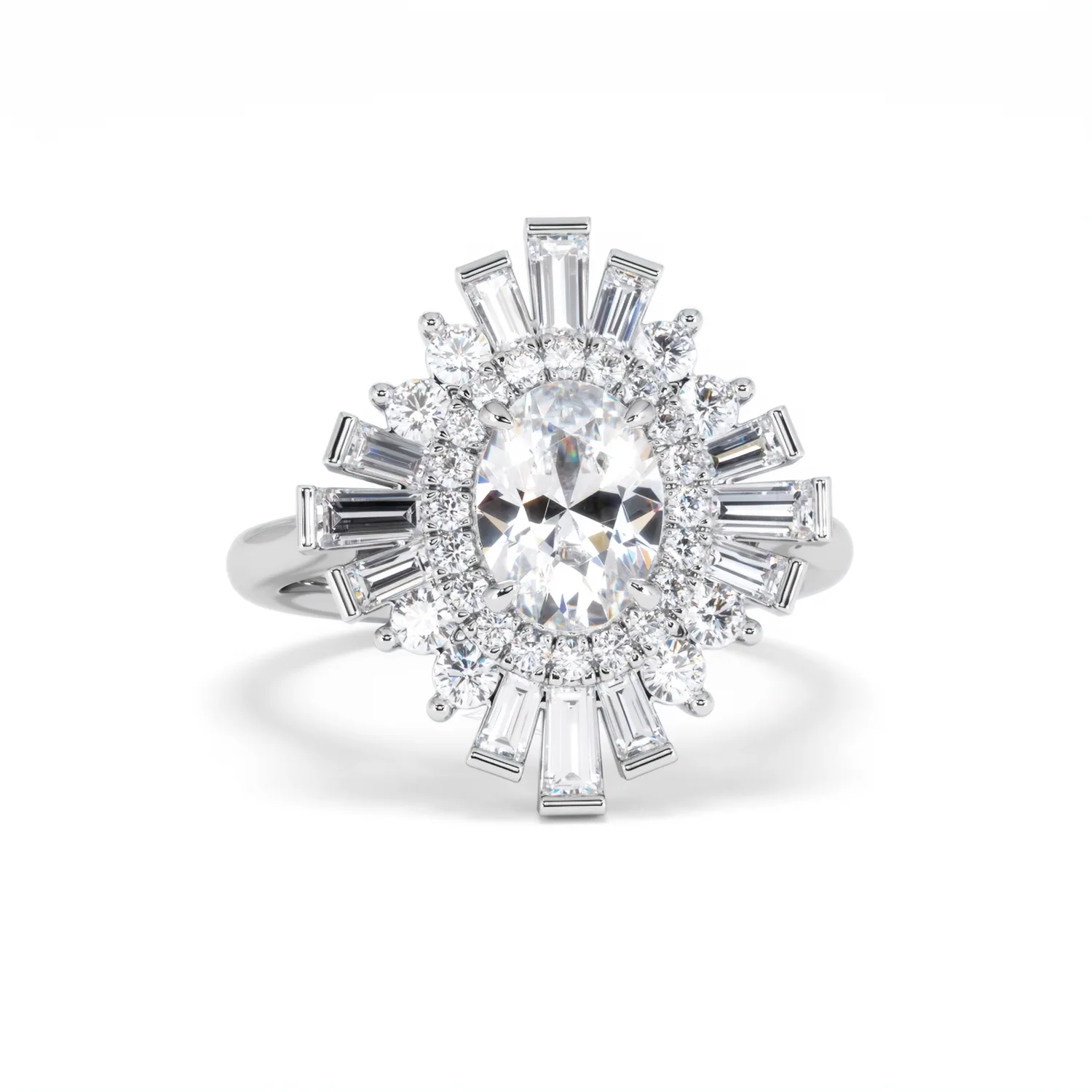 The Radiance Lab Diamond Ring 2.00ct H/SI Set in 9K White Gold - Image 10