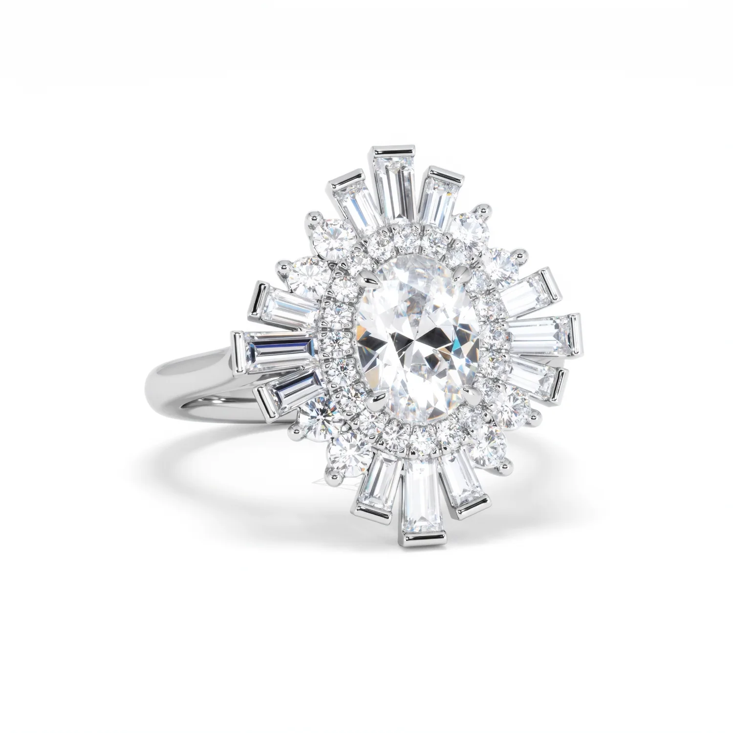 The Radiance Lab Diamond Ring 2.00ct H/SI Set in 9K White Gold - Image 12