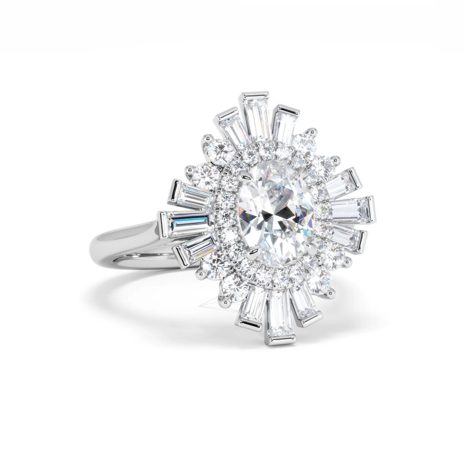 The Radiance Lab Diamond Ring 2.00ct H/SI Set in 9K White Gold - Image 13