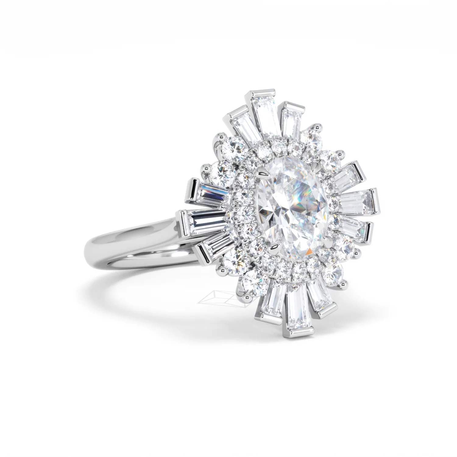The Radiance Lab Diamond Ring 2.00ct H/SI Set in 9K White Gold - Image 15