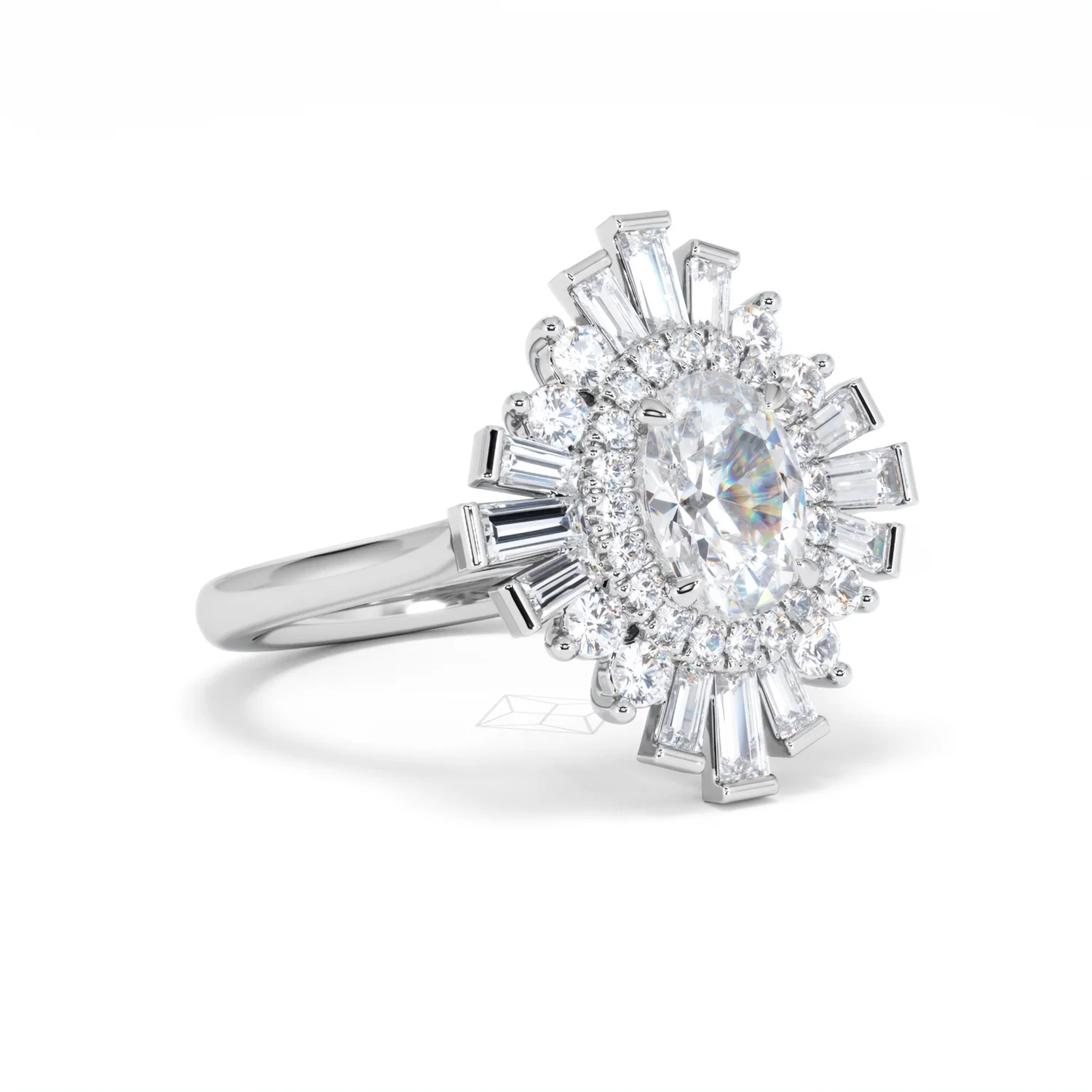 The Radiance Lab Diamond Ring 2.00ct H/SI Set in 9K White Gold - Image 16