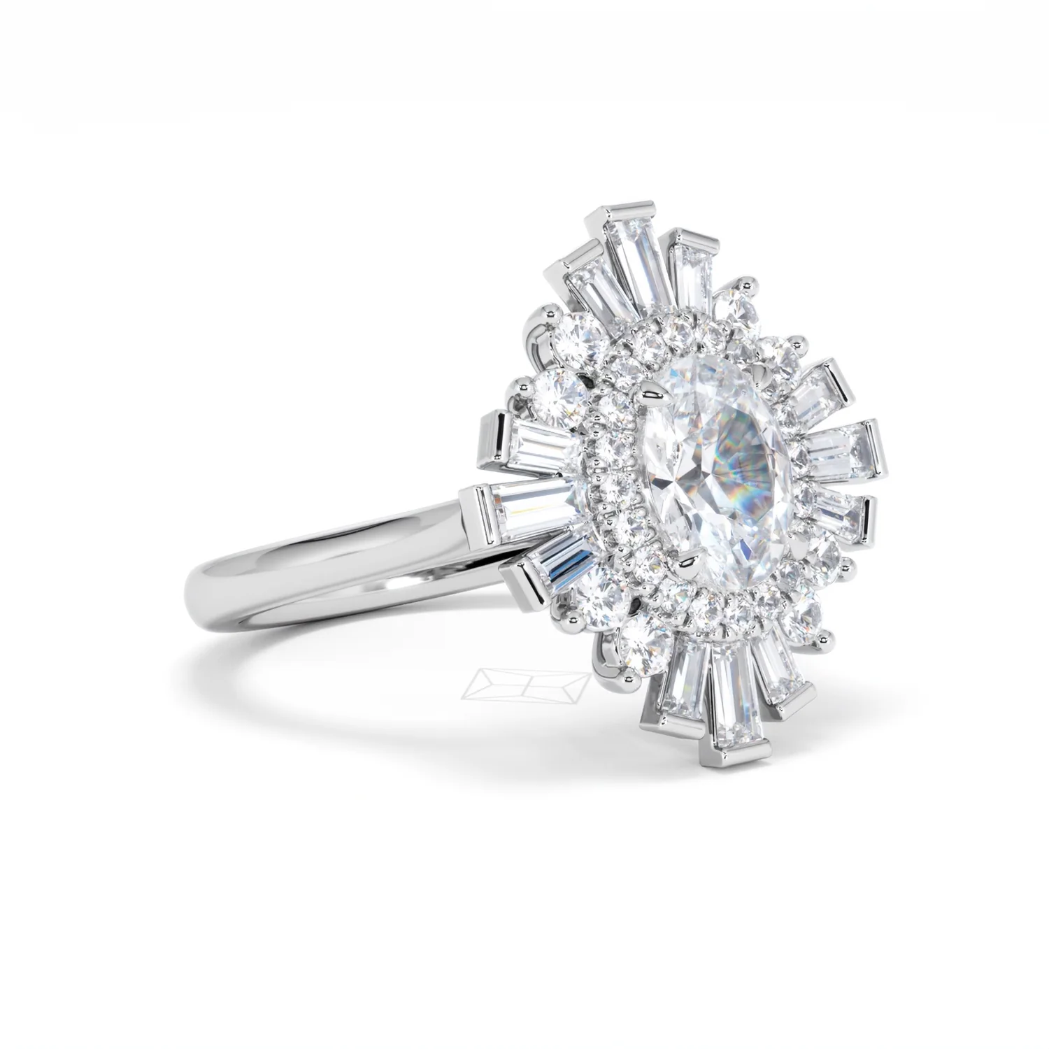 The Radiance Lab Diamond Ring 2.00ct H/SI Set in 9K White Gold - Image 17