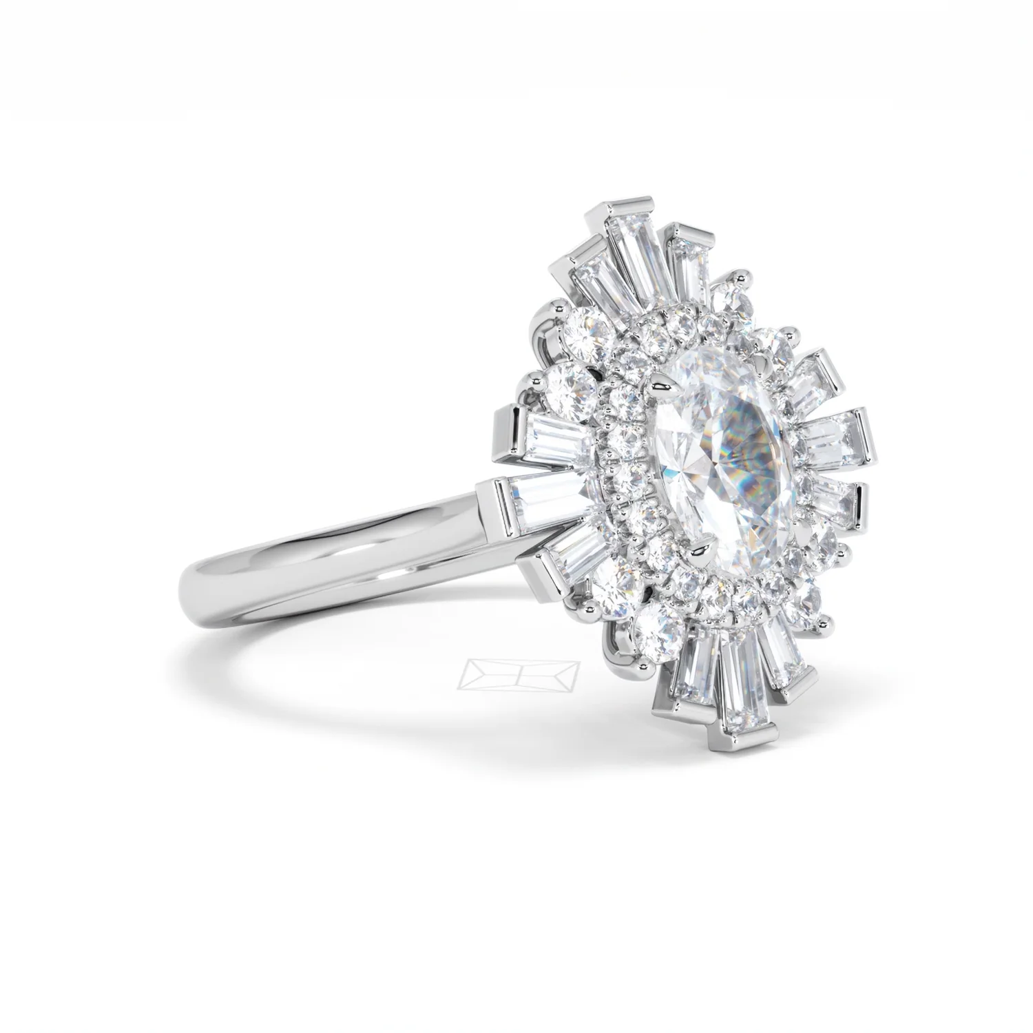 The Radiance Lab Diamond Ring 2.00ct H/SI Set in 9K White Gold - Image 18