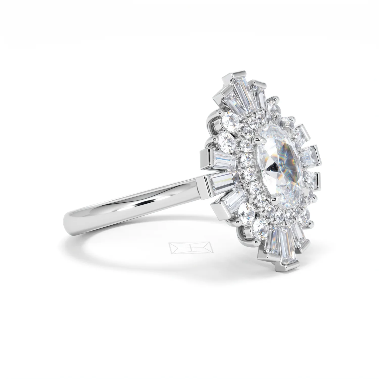 The Radiance Lab Diamond Ring 2.00ct H/SI Set in 9K White Gold - Image 20