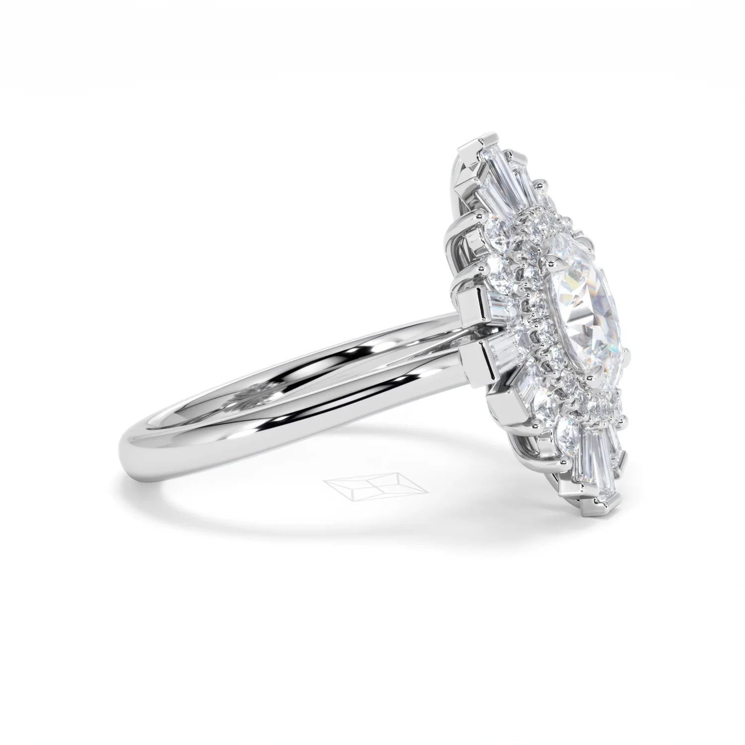 The Radiance Lab Diamond Ring 2.00ct H/SI Set in 9K White Gold - Image 24